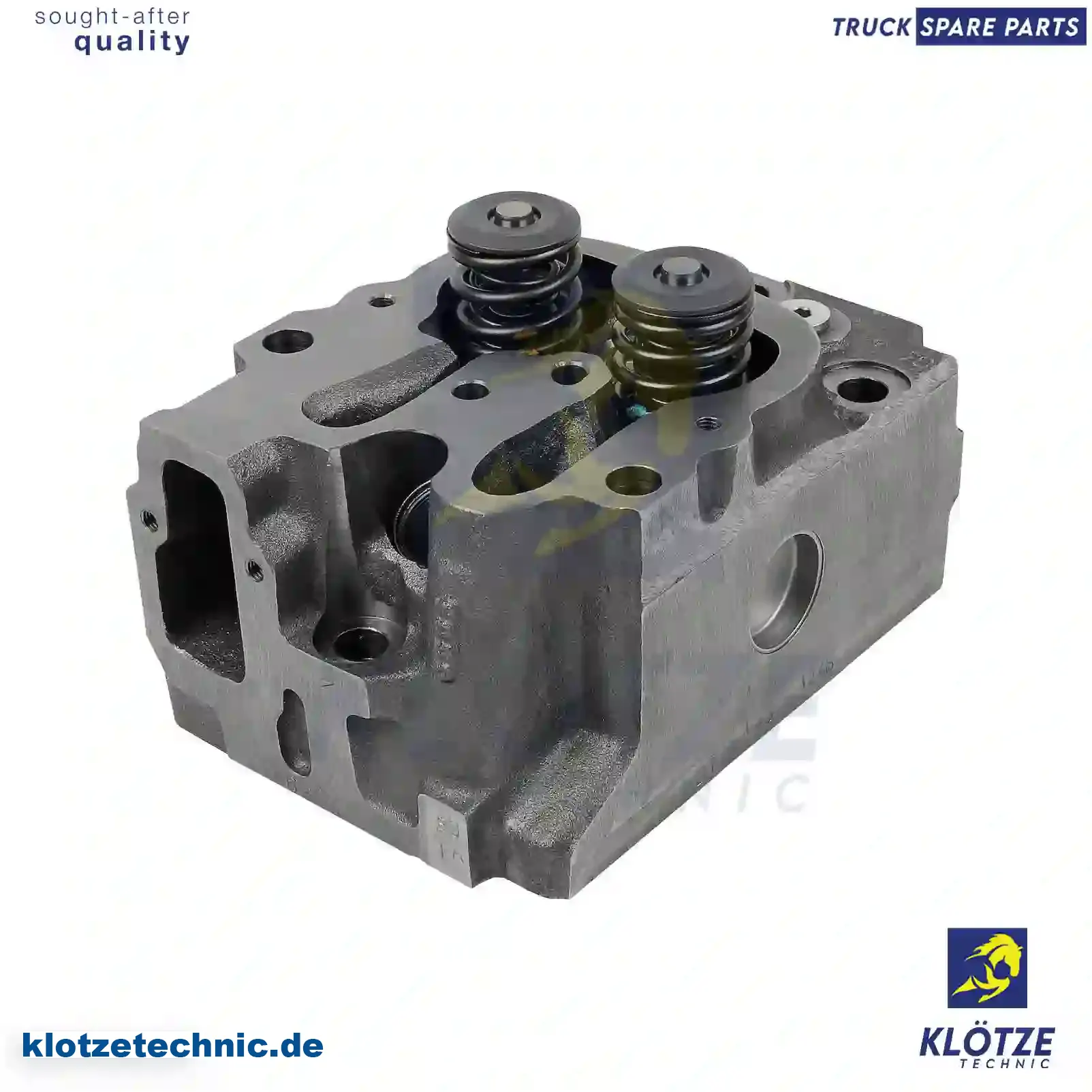 Cylinder head, with valves, 51031016585S || Klötze Technic Automotive Air Brake Systems