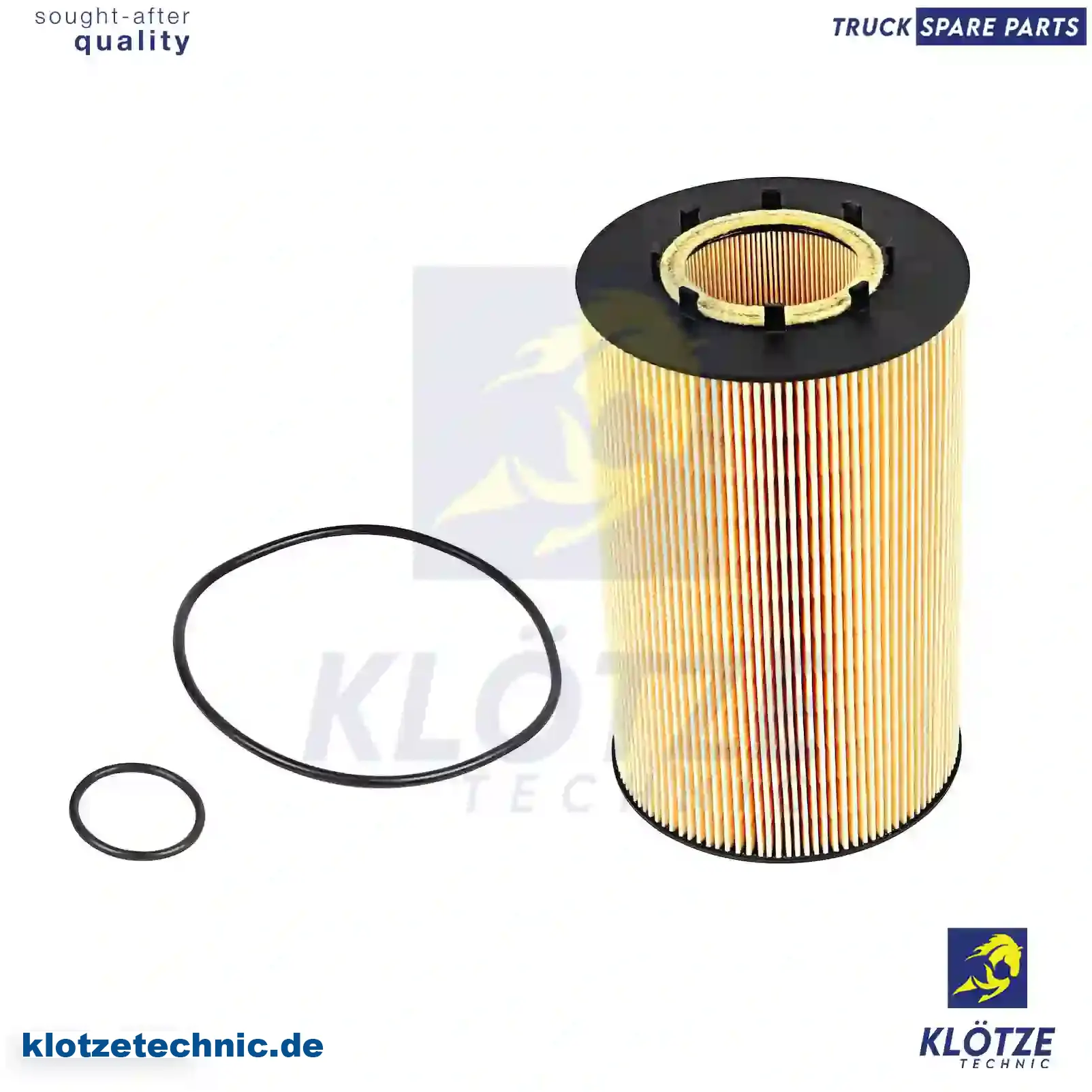 Oil filter insert, 10044373, 51055040110, , , || Klötze Technic Automotive Air Brake Systems