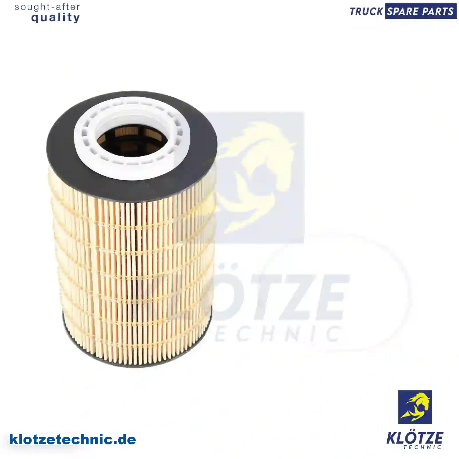 Oil filter insert, 51055010009, 51055010013, 51055040115 || Klötze Technic Automotive Air Brake Systems