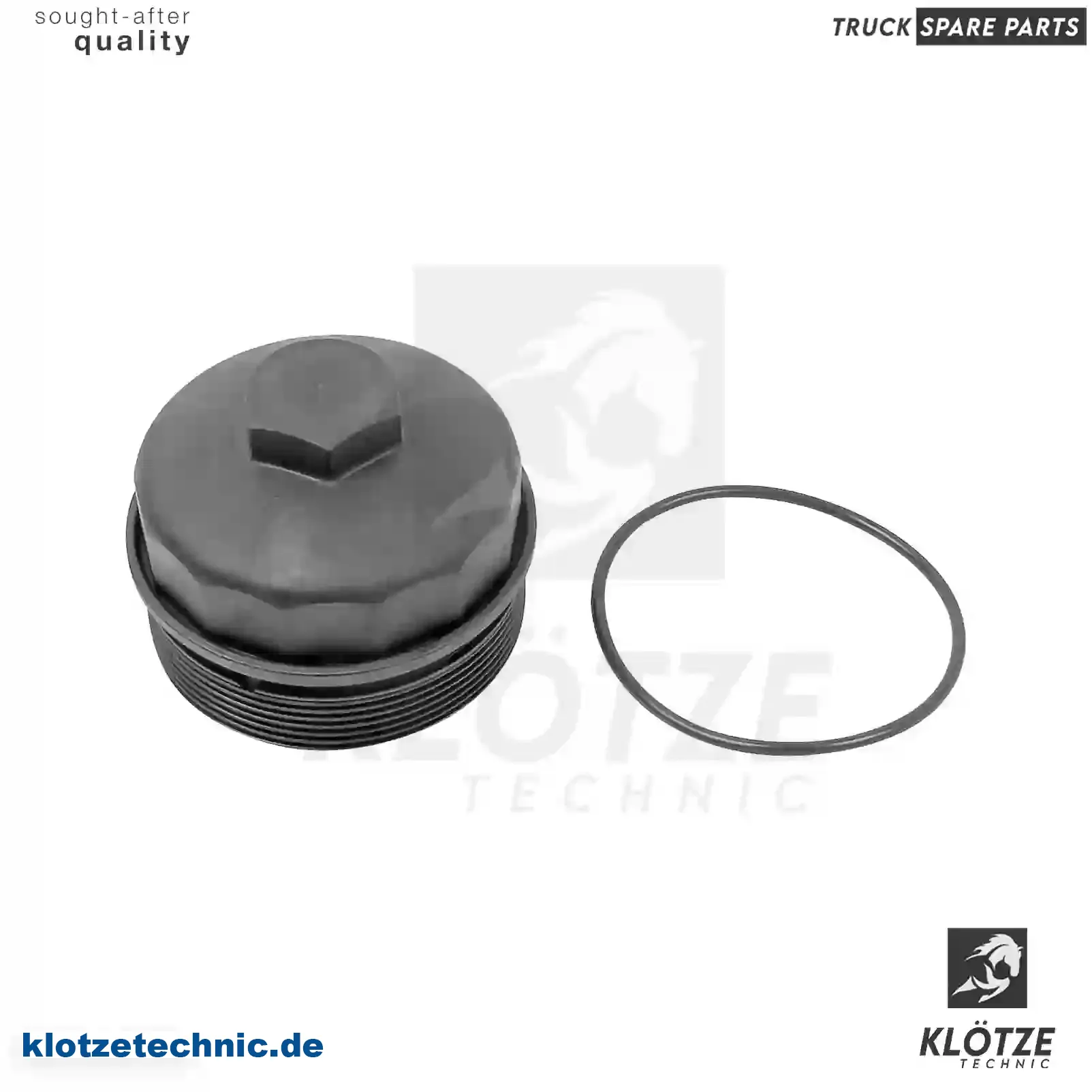 Oil filter cover, with o-ring, 51055050012 || Klötze Technic Automotive Air Brake Systems