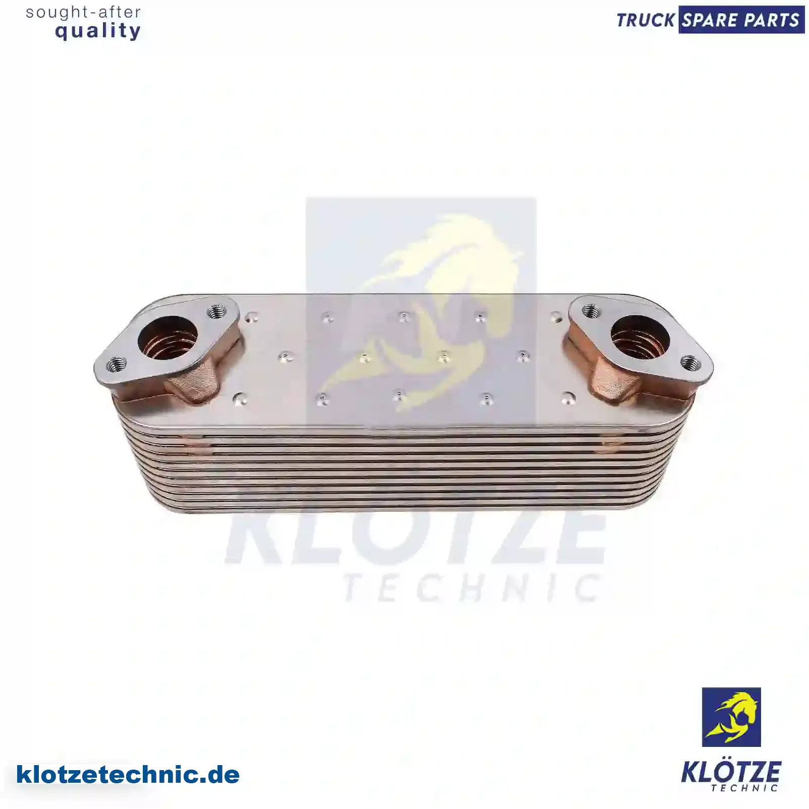 Oil cooler, 51056010166, 51056010167, 51056010172, 51056010192, 51056017176, 2V5115451, ZG01671-0008 || Klötze Technic Automotive Air Brake Systems
