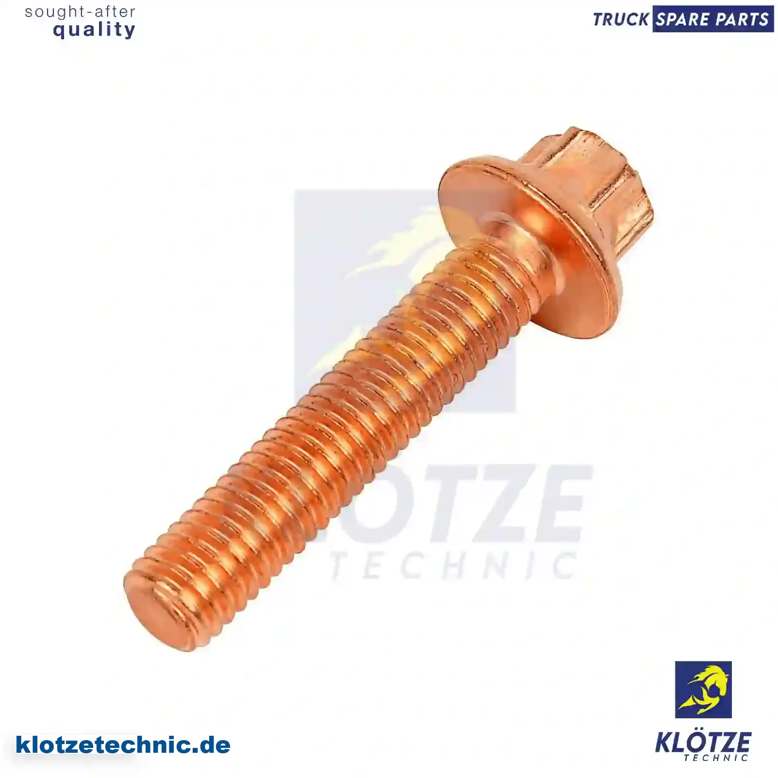 Screw, exhaust manifold, 51904900102, , , || Klötze Technic Automotive Air Brake Systems