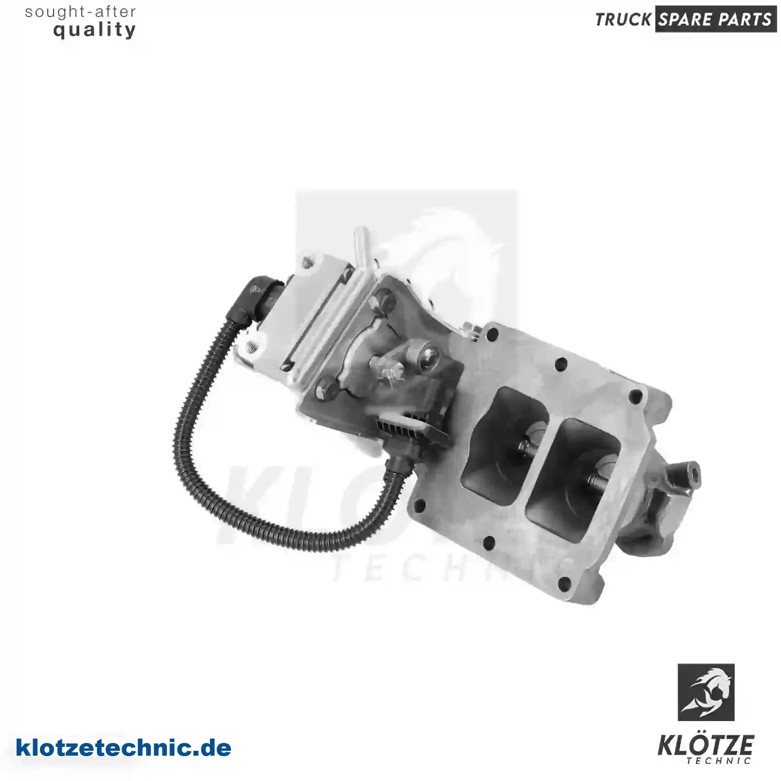 Blocking flap, exhaust gas recirculation, 51081506095, 51081506129, 51081506143, 51081506176 || Klötze Technic Automotive Air Brake Systems