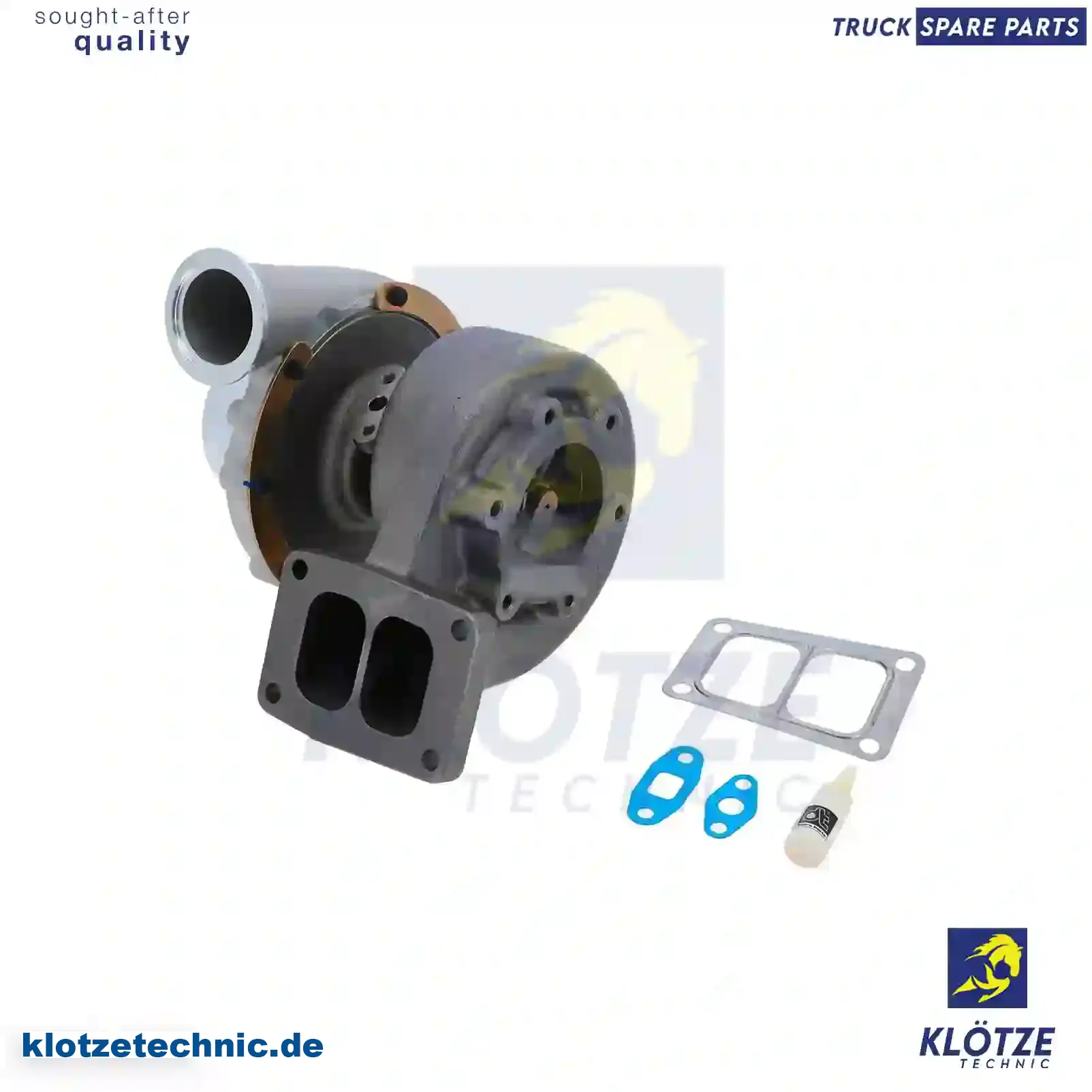 Turbocharger, with gasket kit, 51091007329, 51091007330, 51091009277, 51091009293, 51091009302, 51091009303, 51091009329 || Klötze Technic Automotive Air Brake Systems