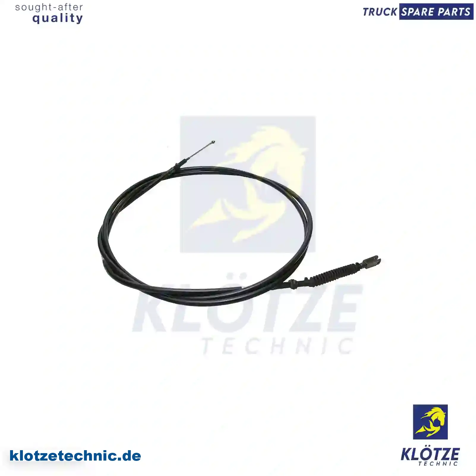 Throttle cable, 1407992, 1414380, 1428936, 1431228, ZG02198-0008 || Klötze Technic Automotive Air Brake Systems