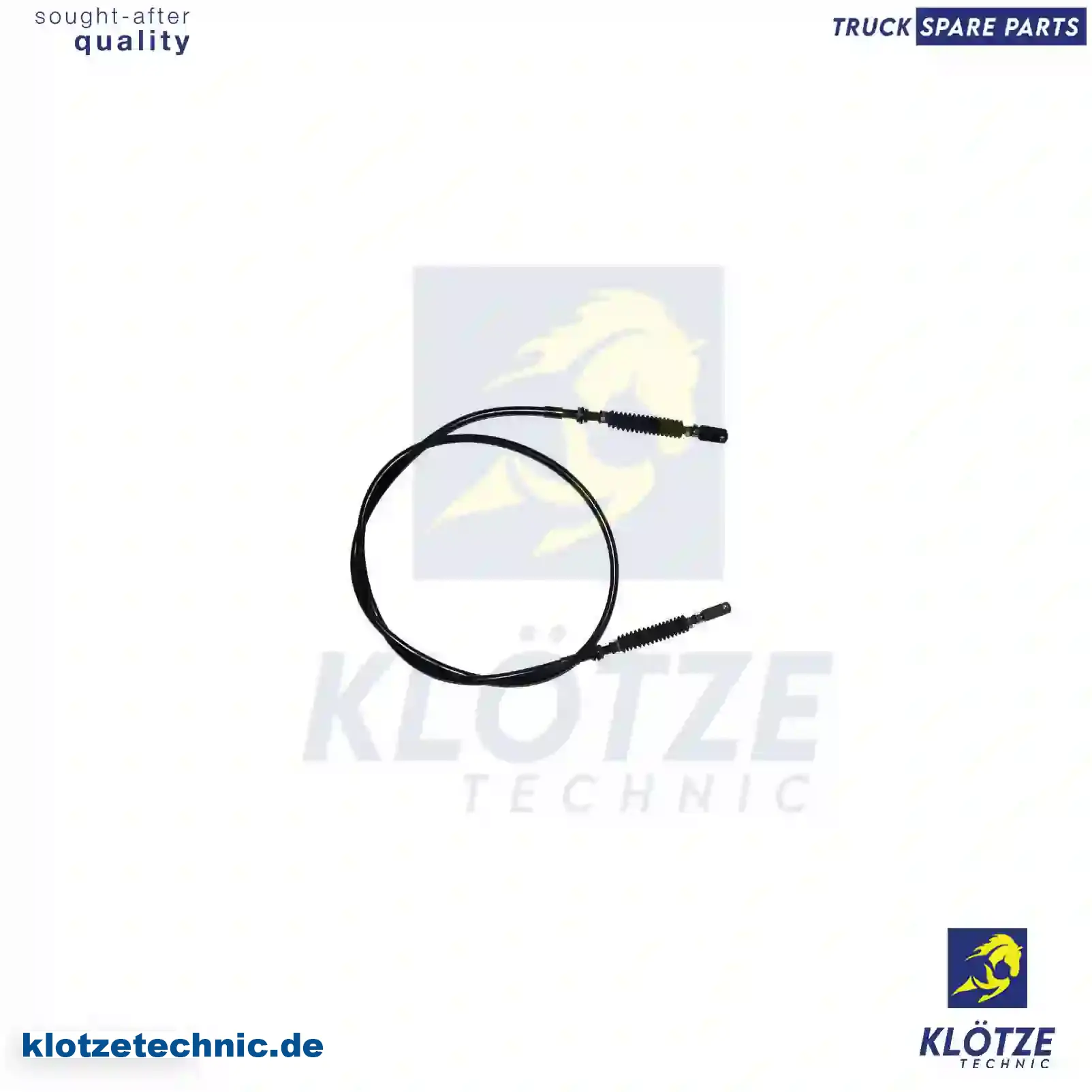 Throttle cable, 1364438, 1414377 || Klötze Technic Automotive Air Brake Systems