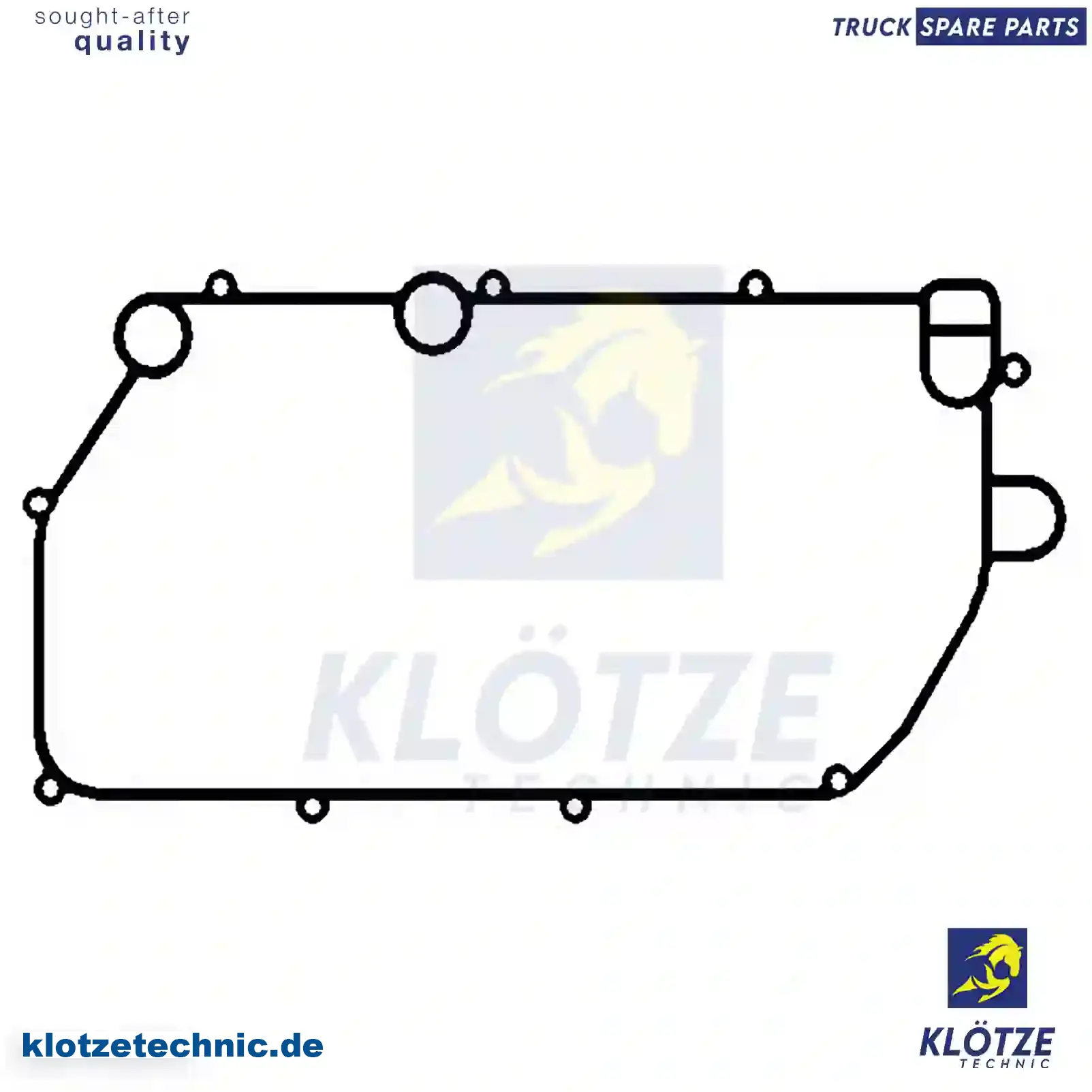 Gasket, oil cooler, 1349497, ZG01234-0008 || Klötze Technic Automotive Air Brake Systems