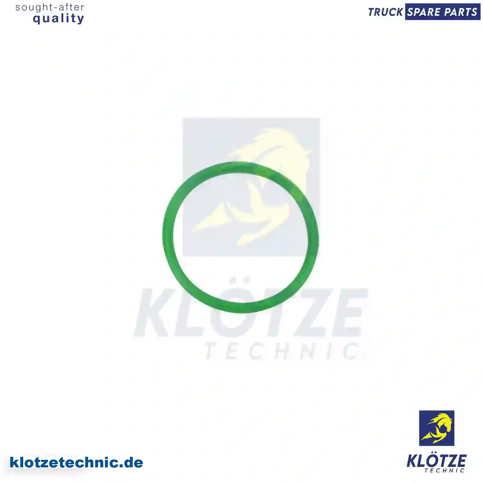 Seal ring, 1352885, 1484765, ZG01997-0008 || Klötze Technic Automotive Air Brake Systems