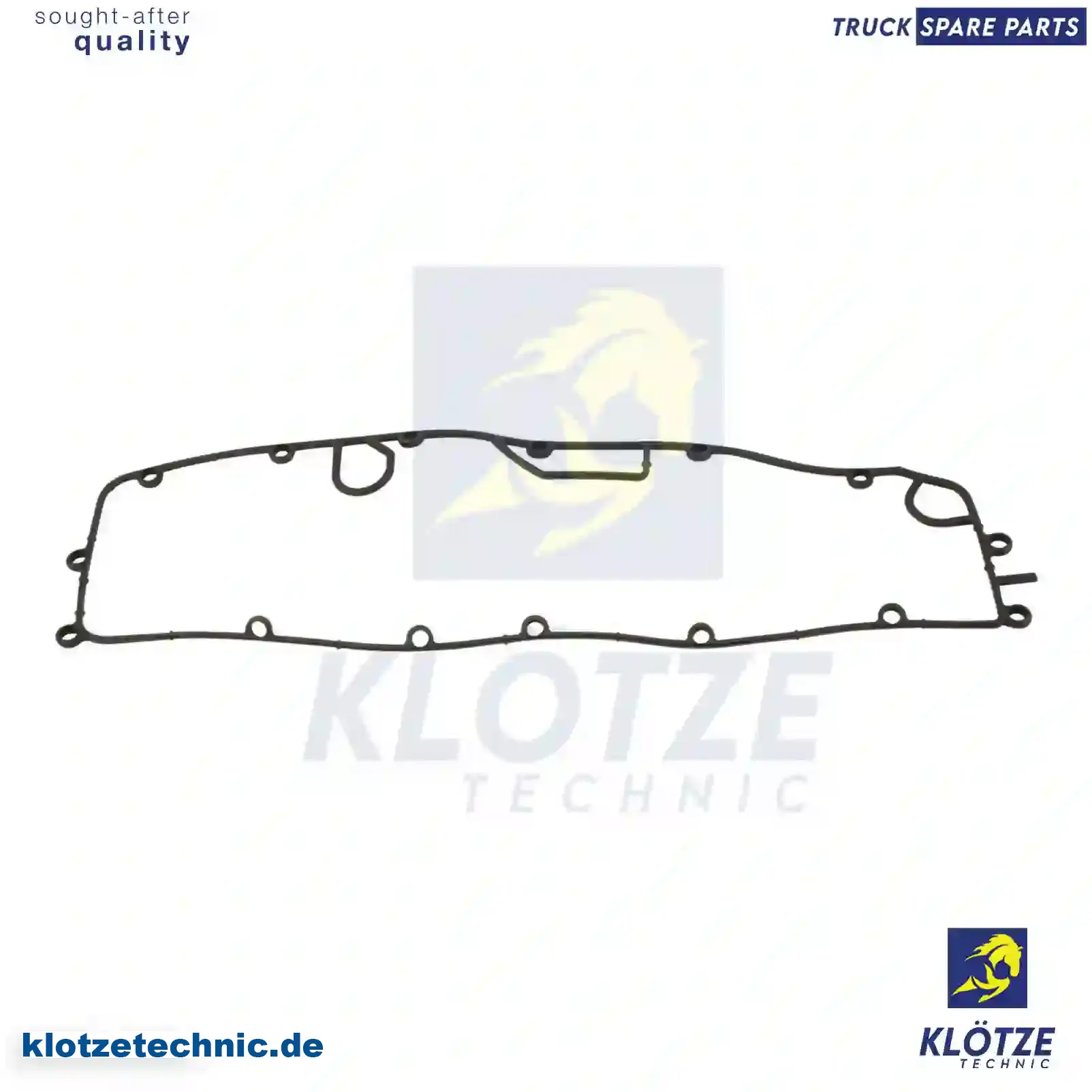 Gasket, oil cooler cover, 1412875, 1467166, 1509813, ZG01243-0008 || Klötze Technic Automotive Air Brake Systems
