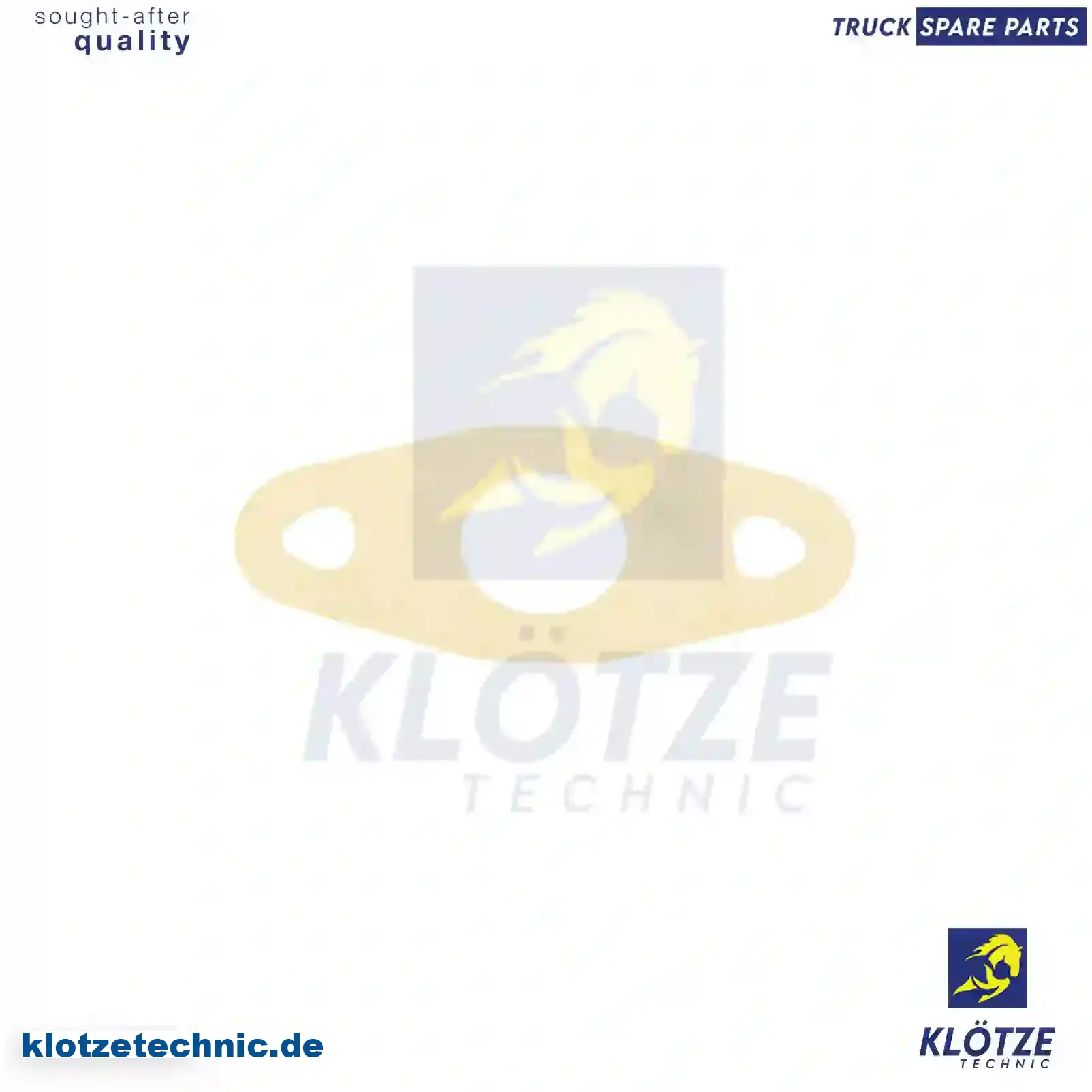 Gasket, turbocharger, 1872125, ZG01281-0008 || Klötze Technic Automotive Air Brake Systems