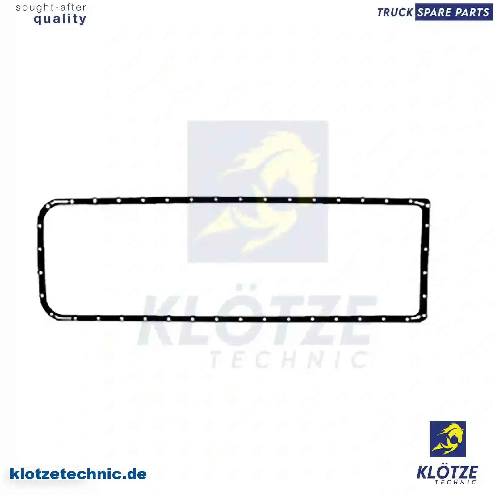 Oil sump gasket, 1849318, 1888065, ZG01806-0008 || Klötze Technic Automotive Air Brake Systems