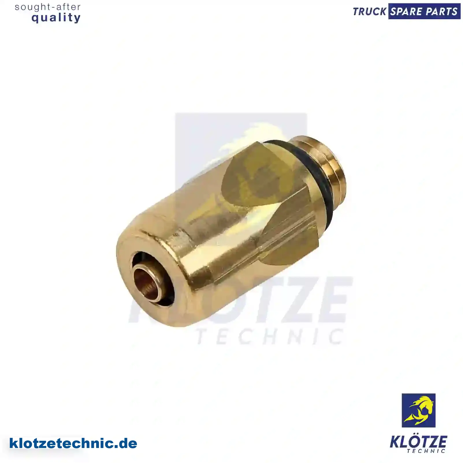 Push-in-connector, 1490086, ZG50580-0008 || Klötze Technic Automotive Air Brake Systems