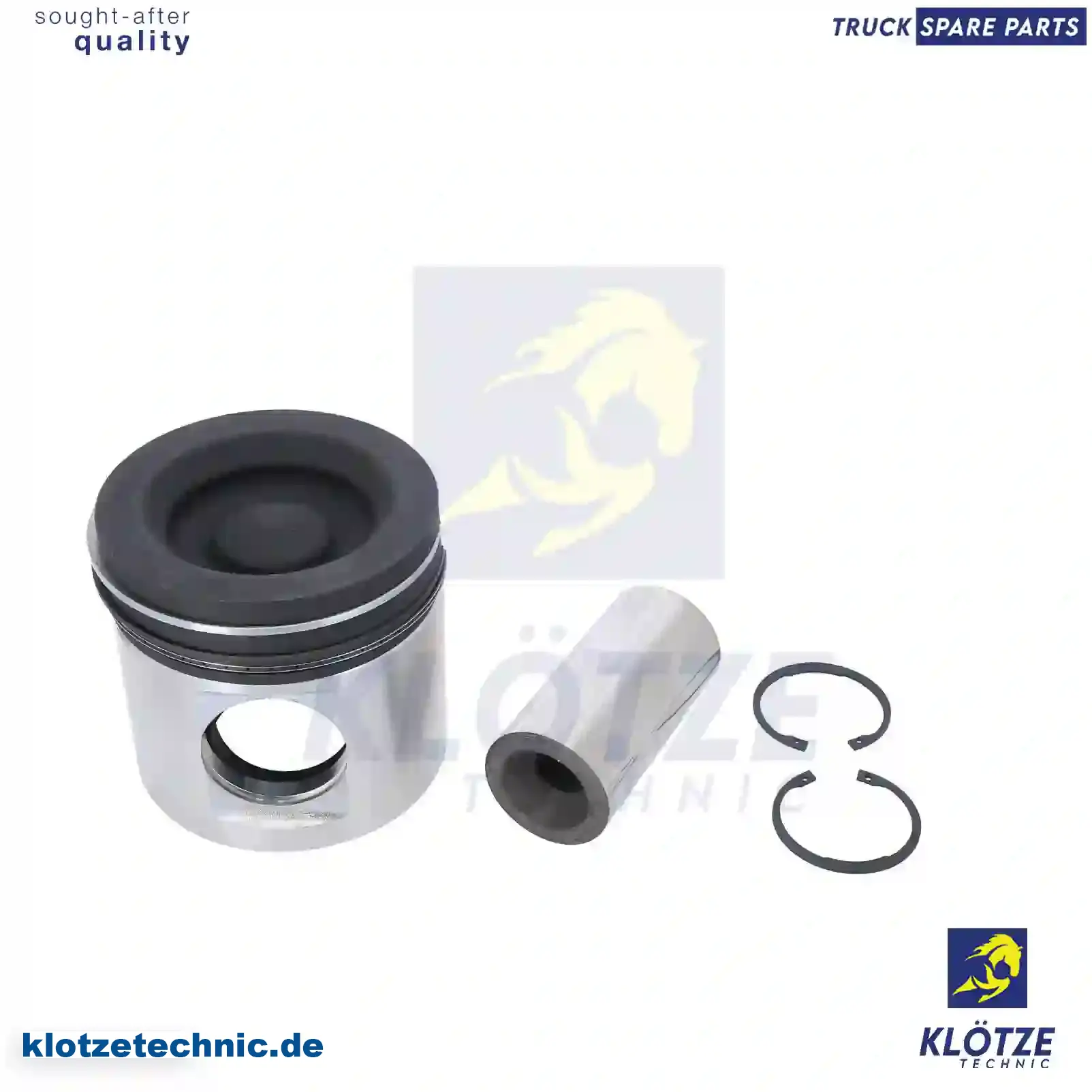 Piston, complete with rings, 13015408, 1737976 || Klötze Technic Automotive Air Brake Systems