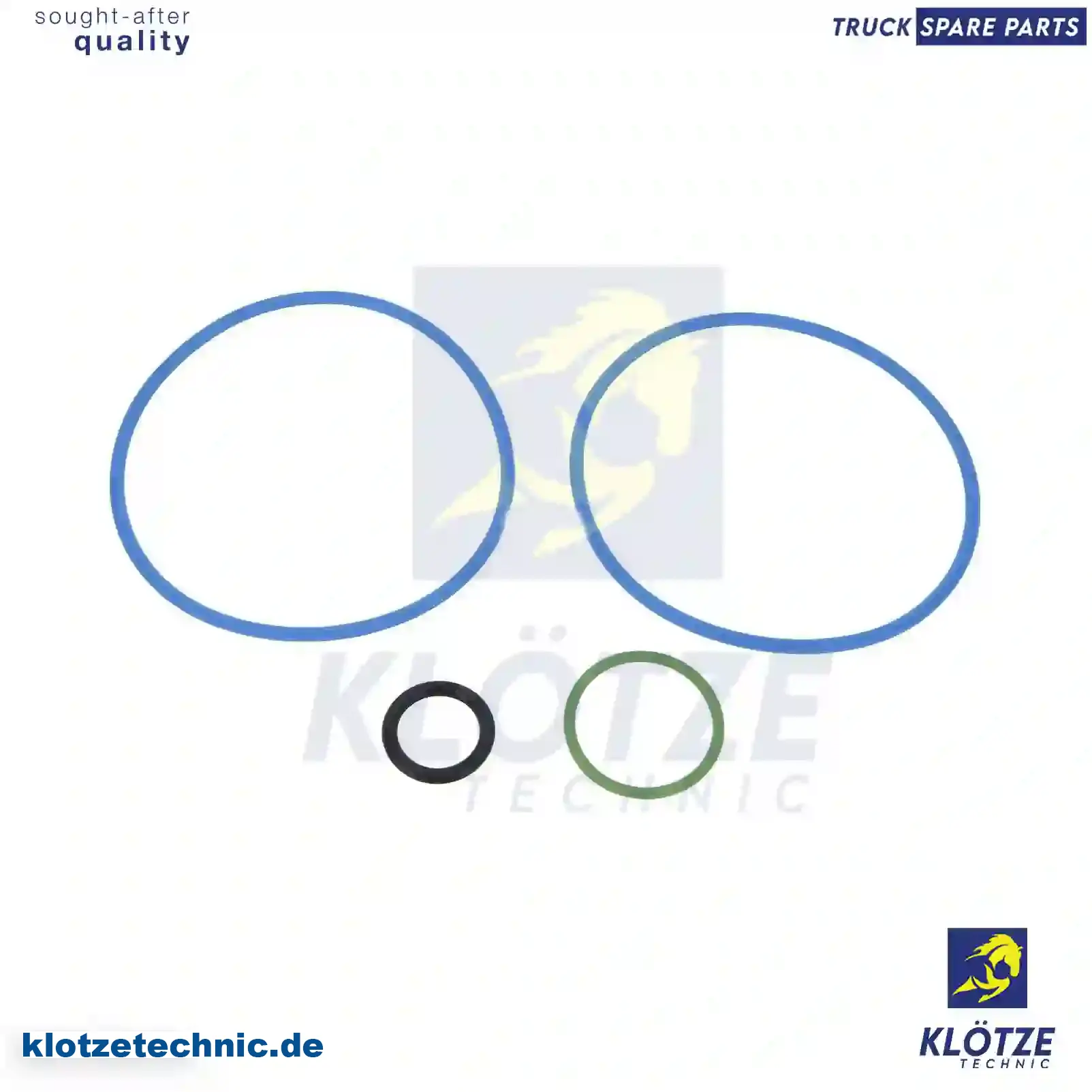 Gasket kit, oil filter, 1742033S, ZG01355-0008 || Klötze Technic Automotive Air Brake Systems