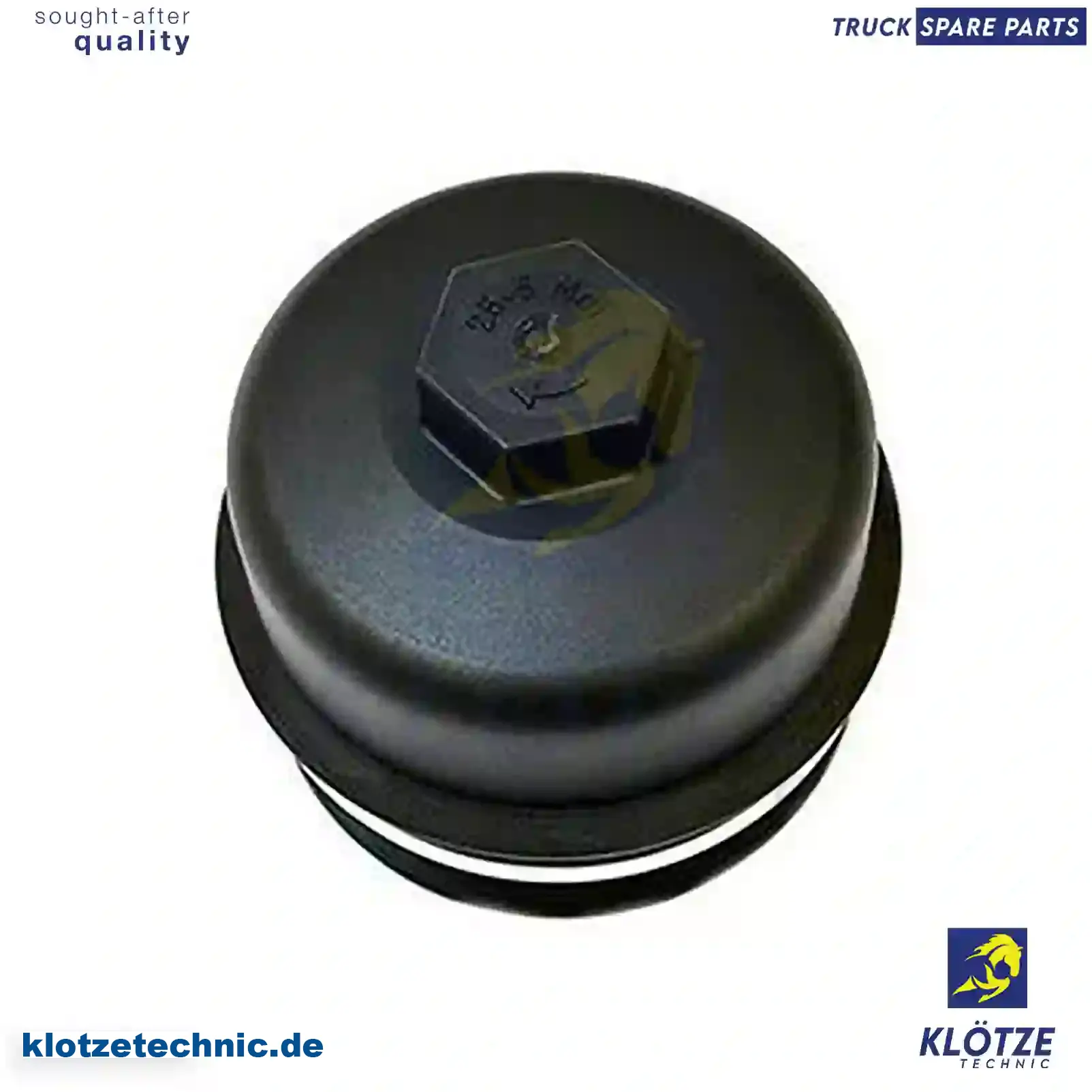 Oil filter cover, with o-ring, 1742035 || Klötze Technic Automotive Air Brake Systems