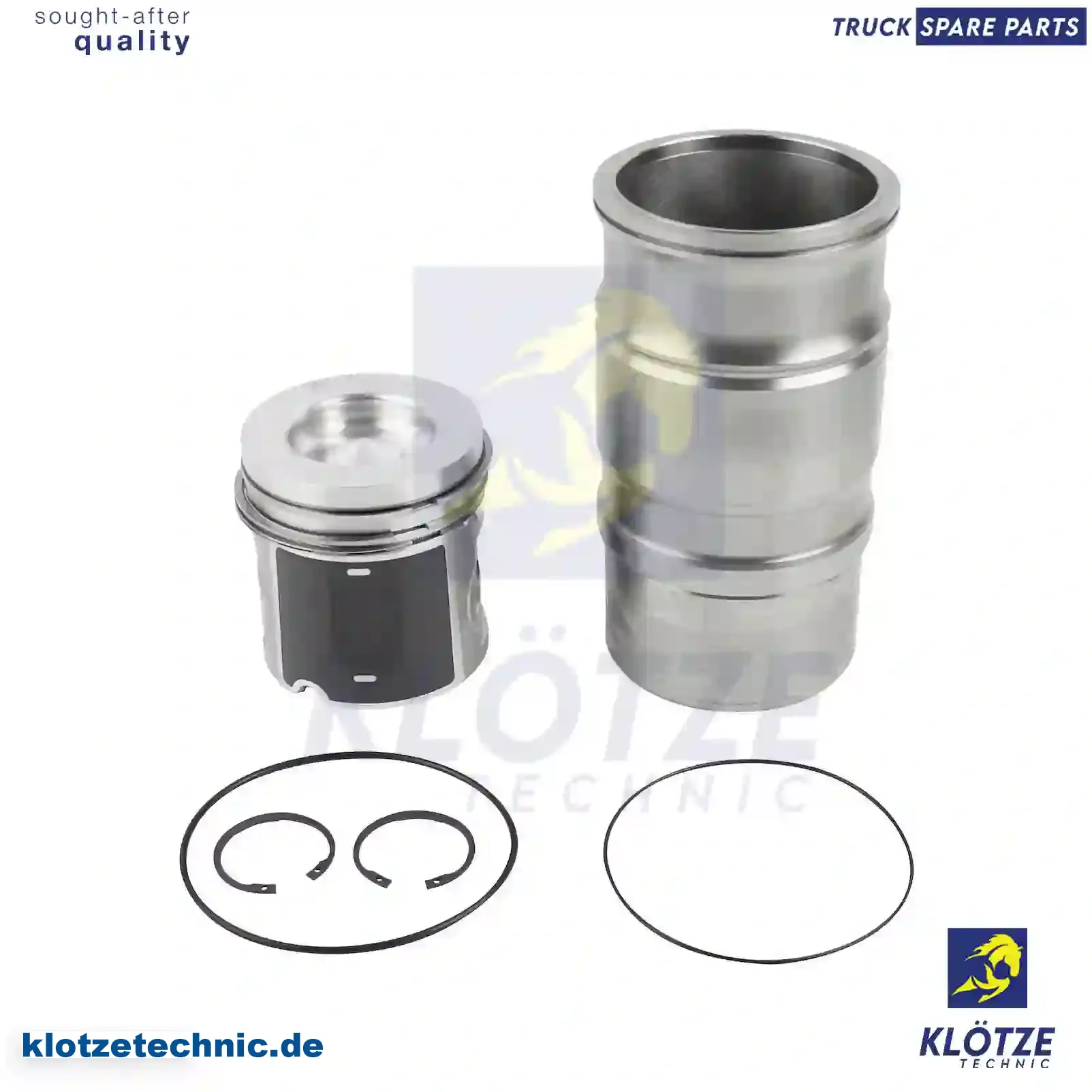 Piston with liner, 1854964, ZG01900-0008 || Klötze Technic Automotive Air Brake Systems