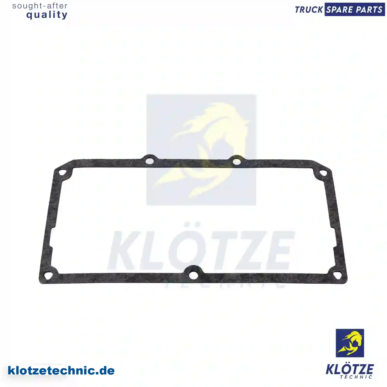 Gasket, side cover, 1374326, 1420277, ZG01261-0008 || Klötze Technic Automotive Air Brake Systems