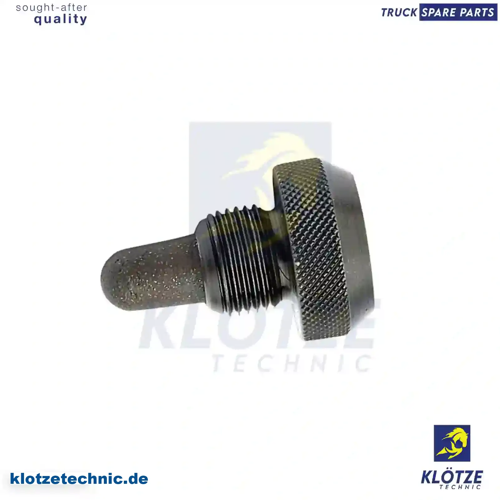 Oil drain plug, 1381957, 1423608, 1433641, 165282, ZG01690-0008 || Klötze Technic Automotive Air Brake Systems