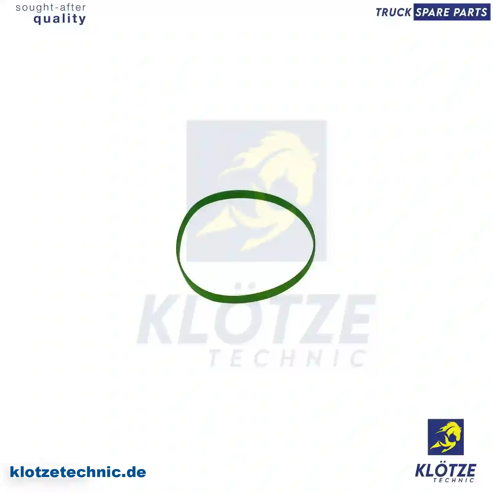 Seal ring, cylinder liner, 1302827, 362408, ZG02044-0008, || Klötze Technic Automotive Air Brake Systems