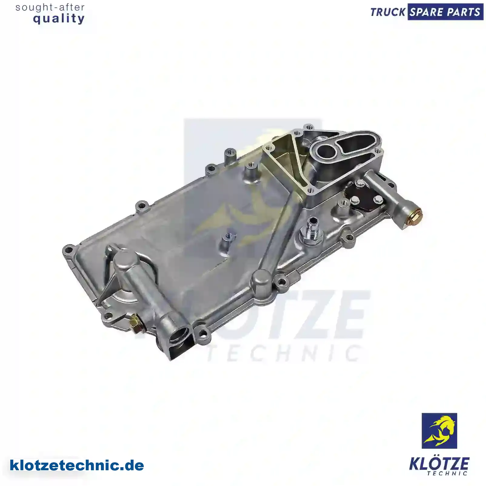Oil cooler cover, 1429952, 1486406, 1490149, 1537961, 1548996, 1729232, 1773023, 1774202, 1795526, 2010938, ZG01681-0008 || Klötze Technic Automotive Air Brake Systems