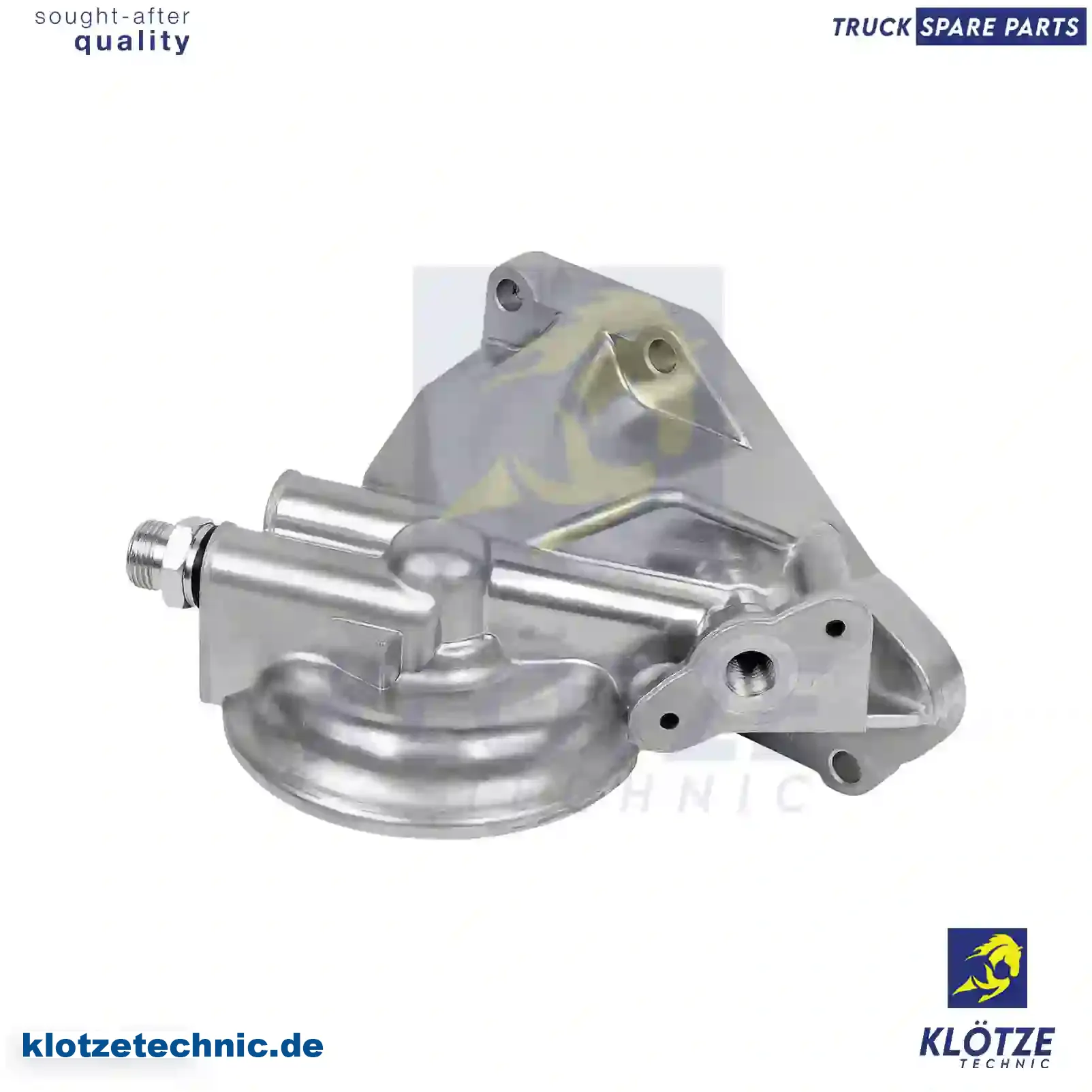 Filter head, oil filter, 1437776, 1502755, 502755 || Klötze Technic Automotive Air Brake Systems