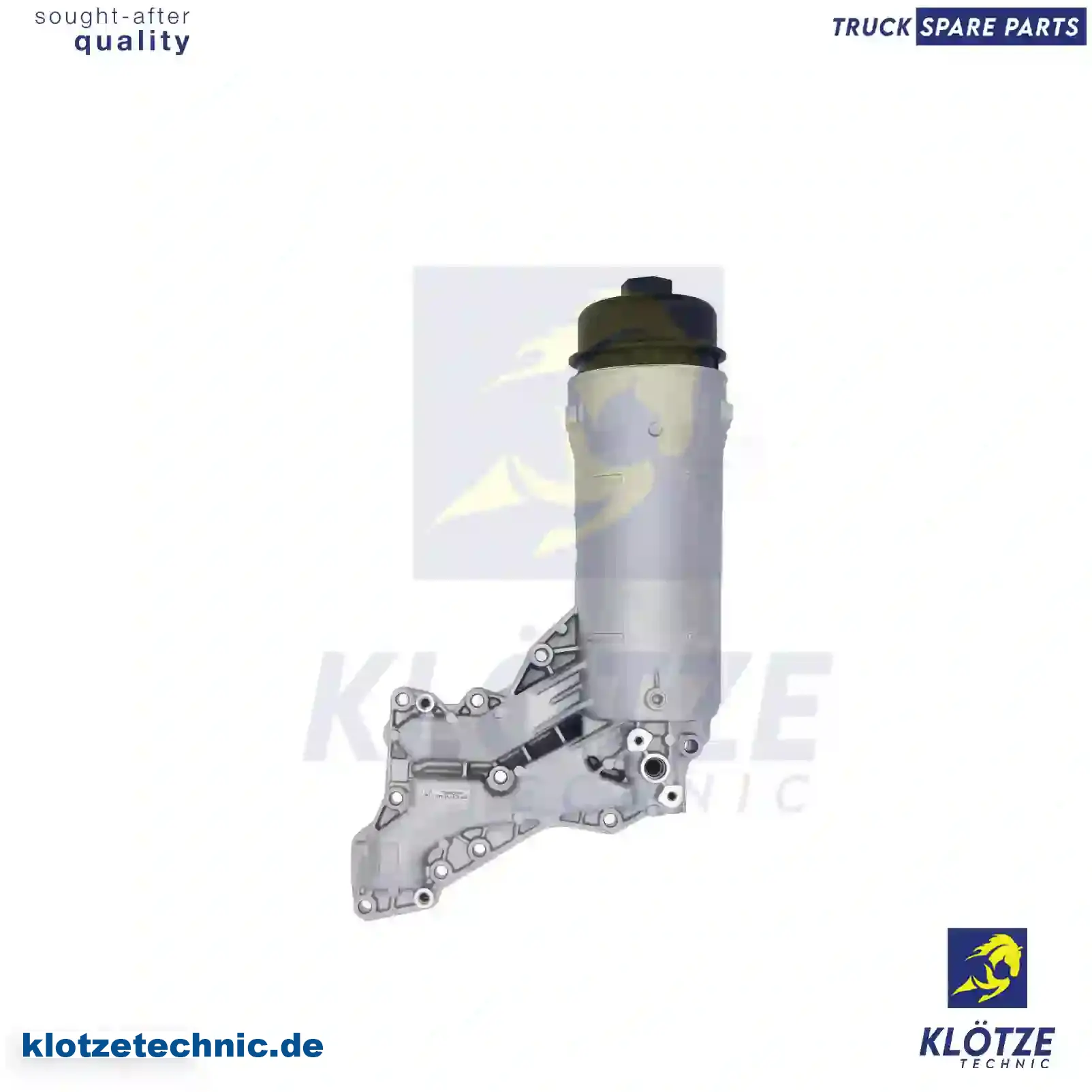 Oil filter housing, complete with filter, 1769416 || Klötze Technic Automotive Air Brake Systems