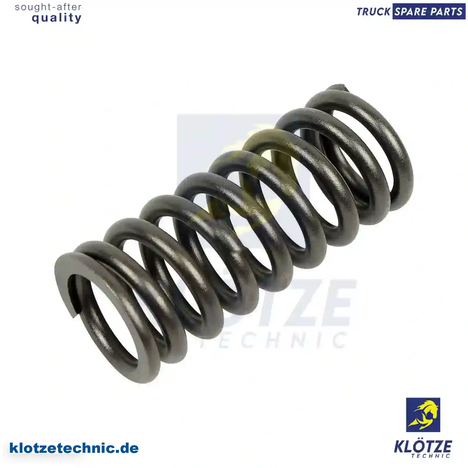 Valve spring, exhaust, outer, 1307115, 1519702, 519702 || Klötze Technic Automotive Air Brake Systems