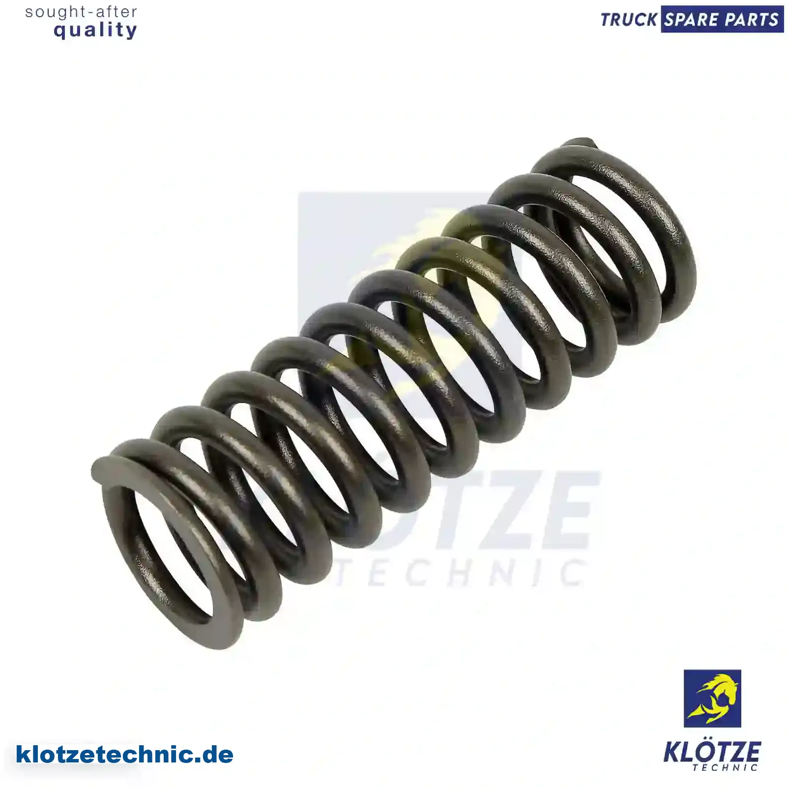 Valve spring, intake, 1307117, 1519700, 2865746 || Klötze Technic Automotive Air Brake Systems