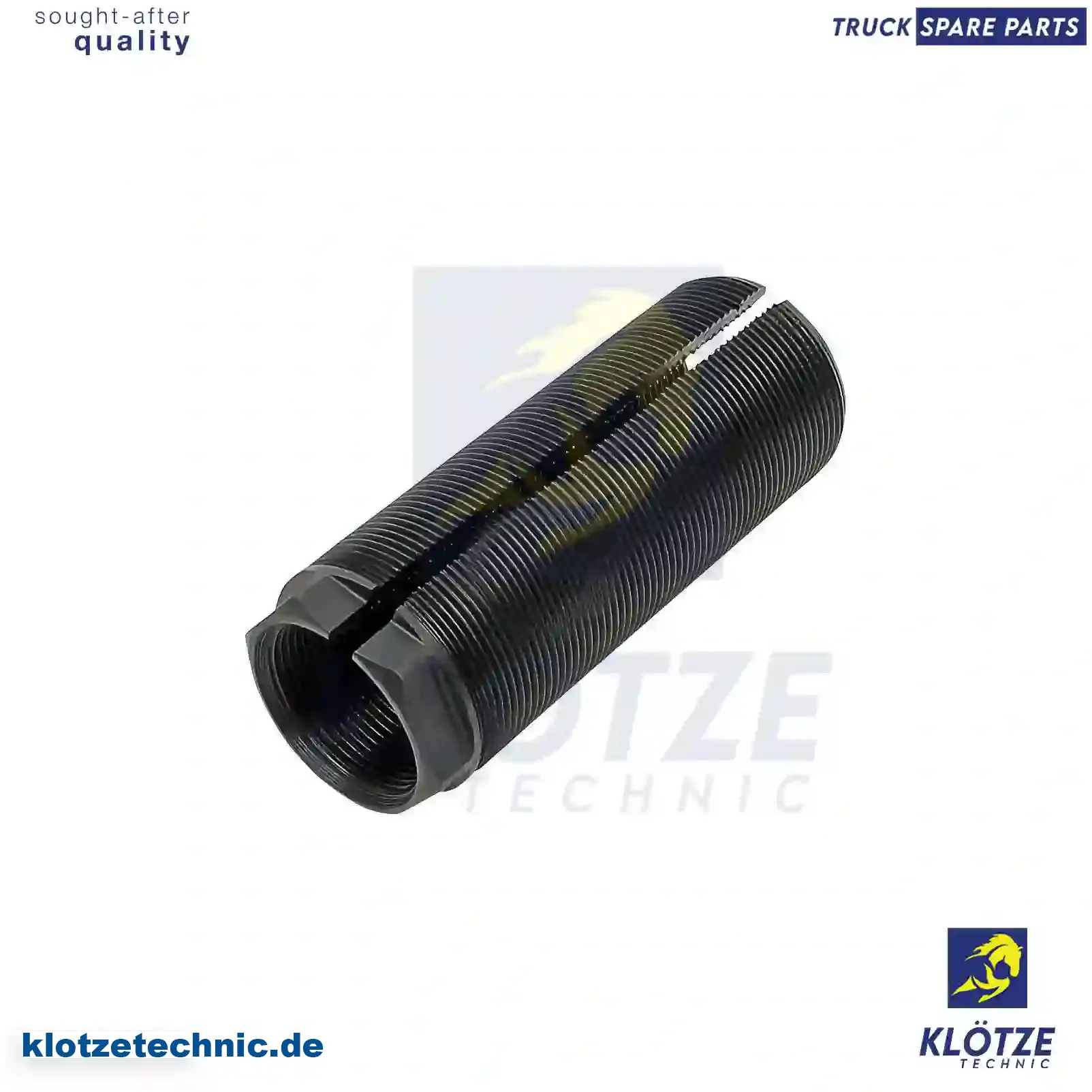 Adjusting sleeve, 1152351, 1394801, 42538383, 93194578, 99447734, 81467100123, 0003300250, 0003380250, 0009922039, 0009922139, 0019920507, 5001853151, 5001872606, 7420894440, 7420937675, 7421264203, 1365406, 1379192, 1426493, 1738376, 1897337, 2051040, 20229871, 20330345, 229871, 20894440, 20937675, 21264203, 3092548, ZG40334-0008 || Klötze Technic Automotive Air Brake Systems