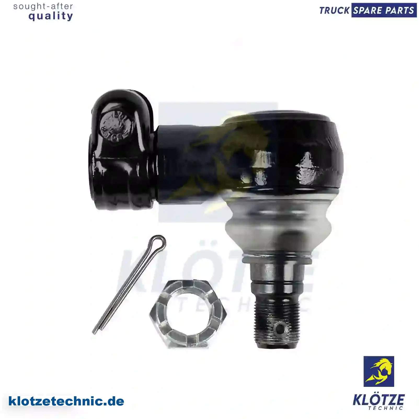 Ball joint, right hand thread, 99708408188, 02212202, K2212202, 02212202, K2212202, 81953016071, 81953016095, 81953016106, 81953016371, 0004604948, 0004634629, 0024600948, 1375228, 1912759, 325614, 1605300331, 1606980, ZG40366-0008 || Klötze Technic Automotive Air Brake Systems
