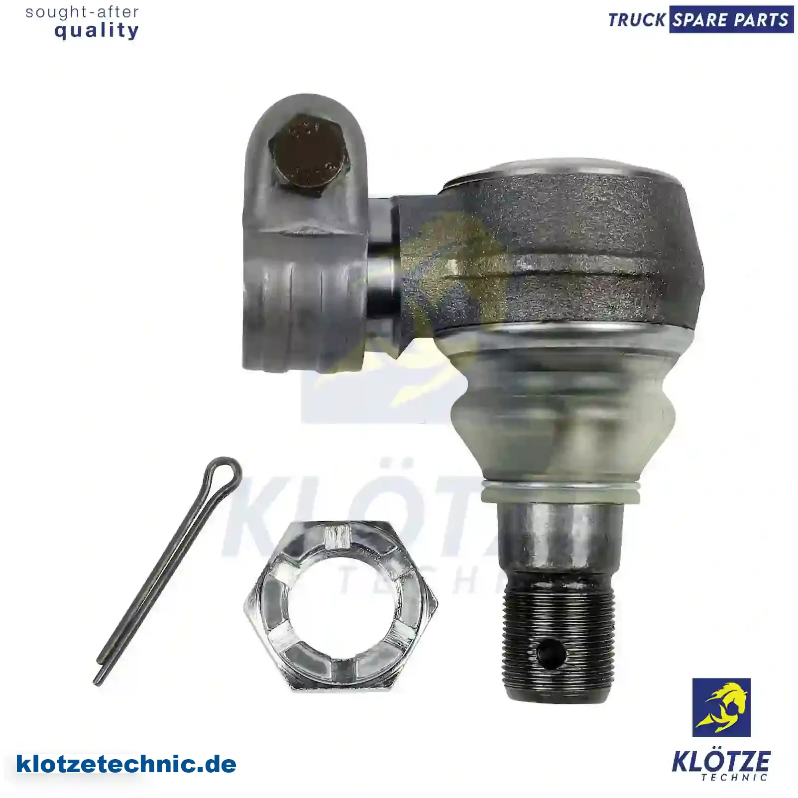 Ball joint, right hand thread, 0004605048, 0014601548, 0014601648, 0024600648, 5001830480, 5001845430, ZG40406-0008 || Klötze Technic Automotive Air Brake Systems