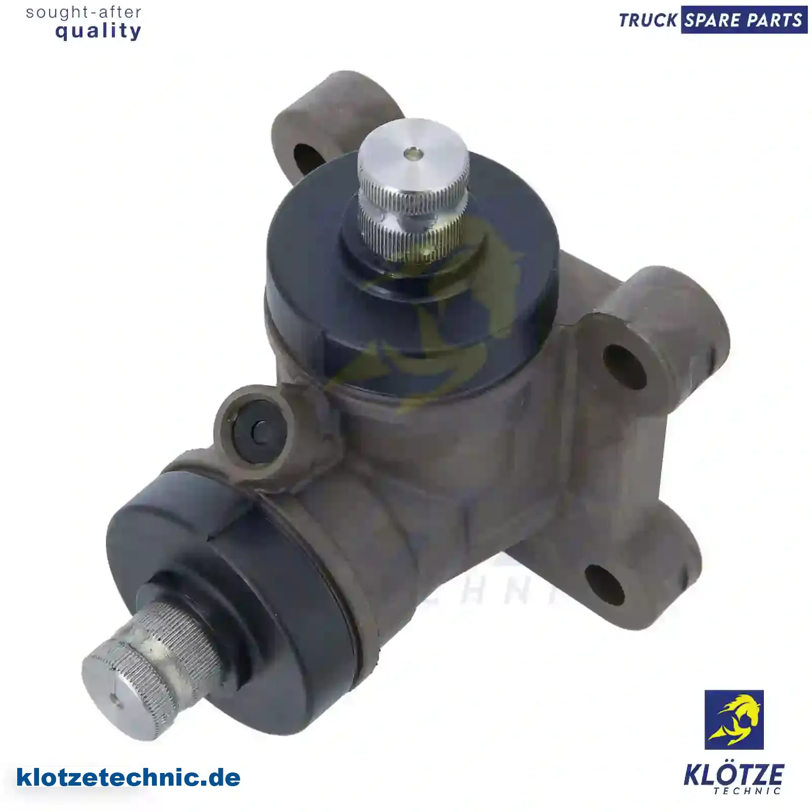 Steering gear, 20255719, 856252, 4503271900003, 0220330, 99707759800, 03116995, 8014809, 521004708, 521004782, 82461026005, D027443, 6344600025, 014007378, V9518685, 7408196553, 478568, 1221221000, 82461026005, 336529040, 10598331, 20255719, 3035325, 8196553, 9518685 || Klötze Technic Automotive Air Brake Systems