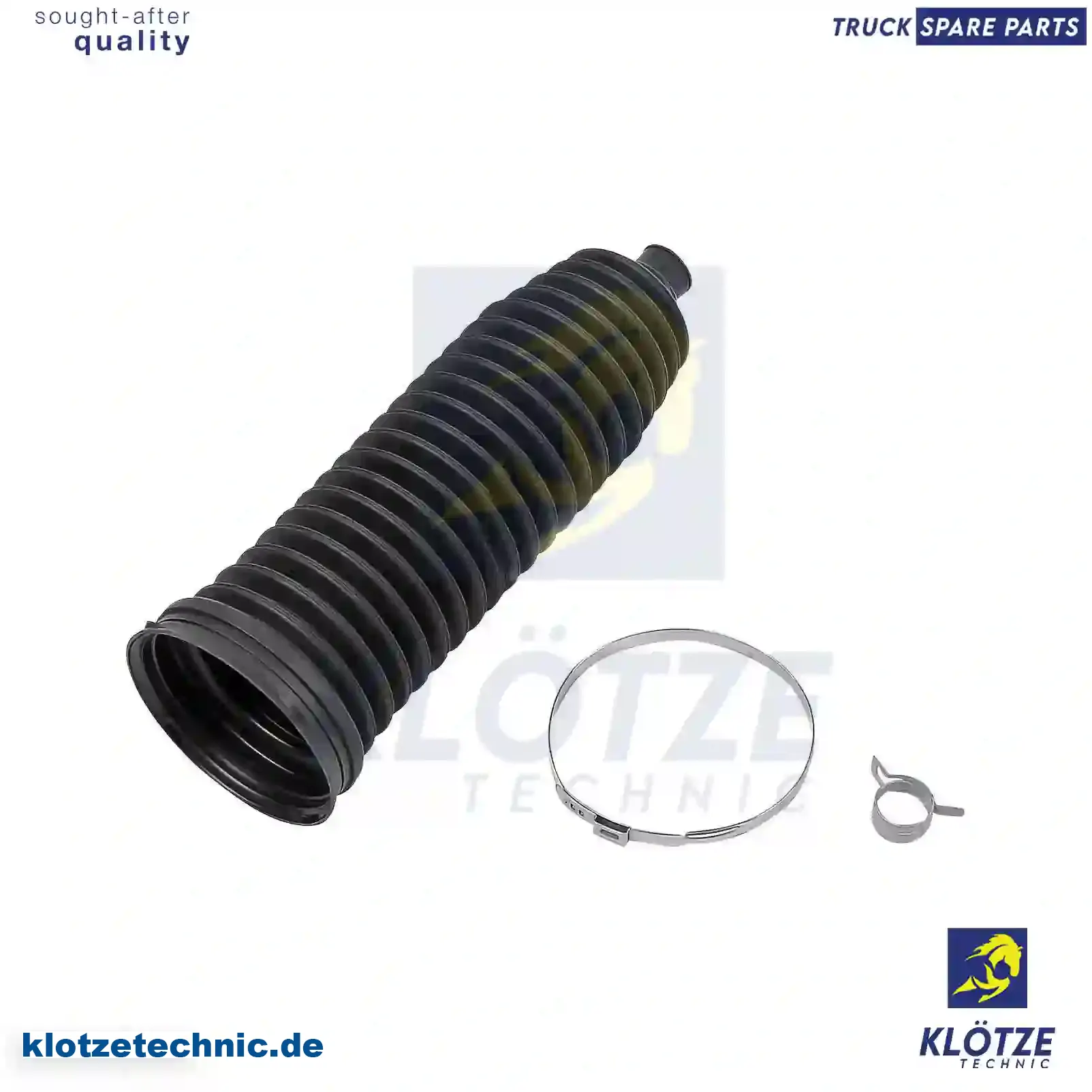 Bellow, steering gear, 1644600096, 2511295101, 9064600096, 9064601900, 2E0713115 || Klötze Technic Automotive Air Brake Systems