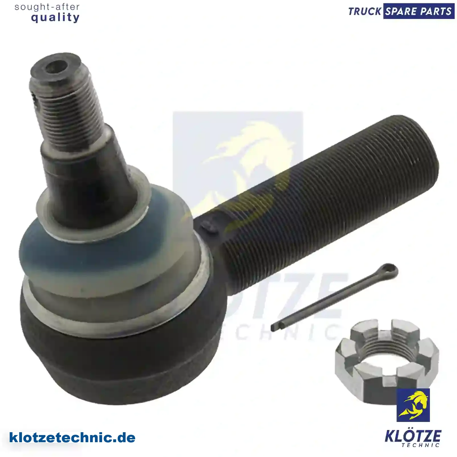 Ball joint, right hand thread, 1505759, 1507823, 1698532, 1698846, 3090727, 3092472, 3092473, 3110002, 366758, 3988965, 6884002, 6889479, 70371282, 85114148, ZG40368-0008 || Klötze Technic Automotive Air Brake Systems