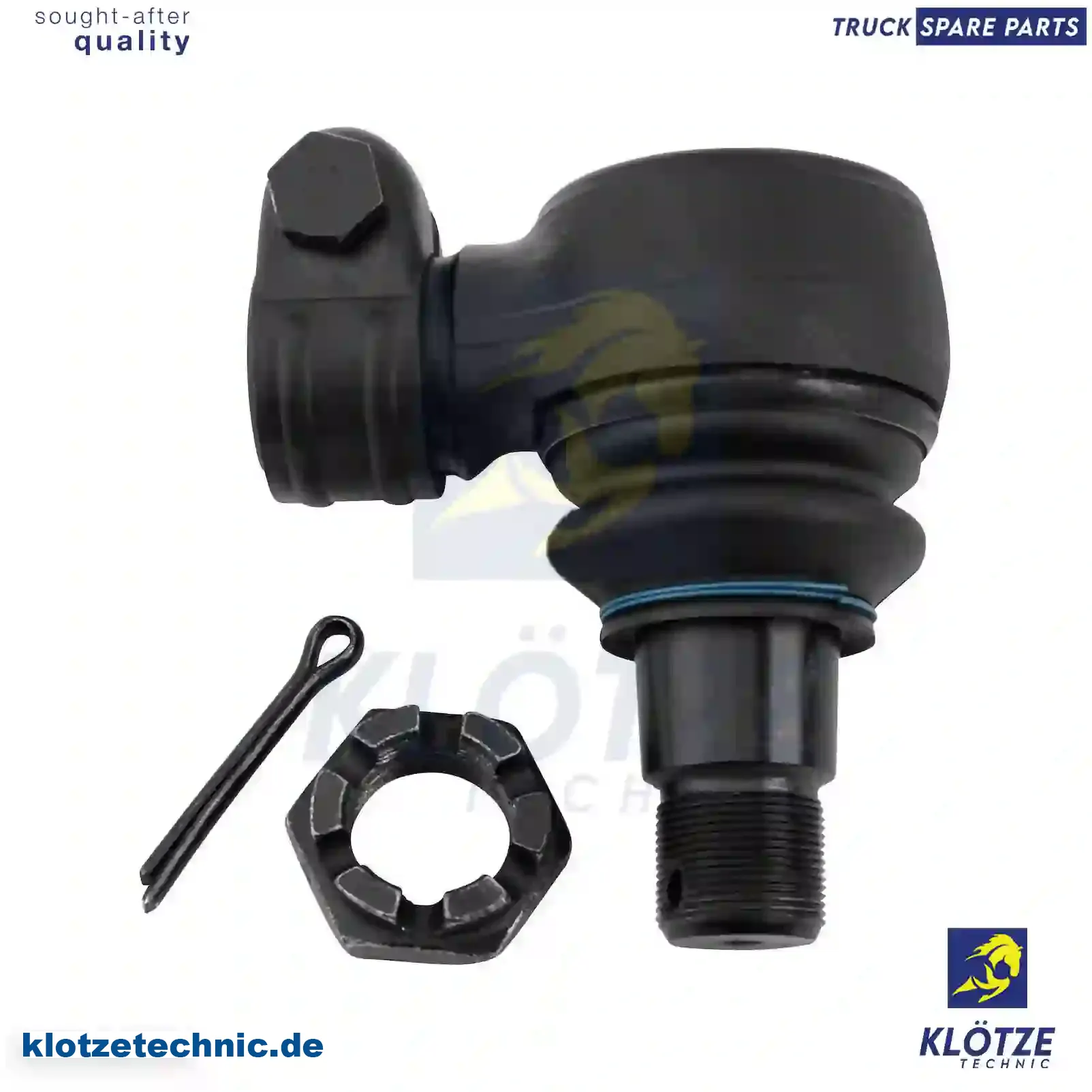 Ball joint, right hand thread, 0223712, 1361618, 223712, 42105474, 42532294, 81953016231, 82953010009, 6244600348, 8132227 || Klötze Technic Automotive Air Brake Systems