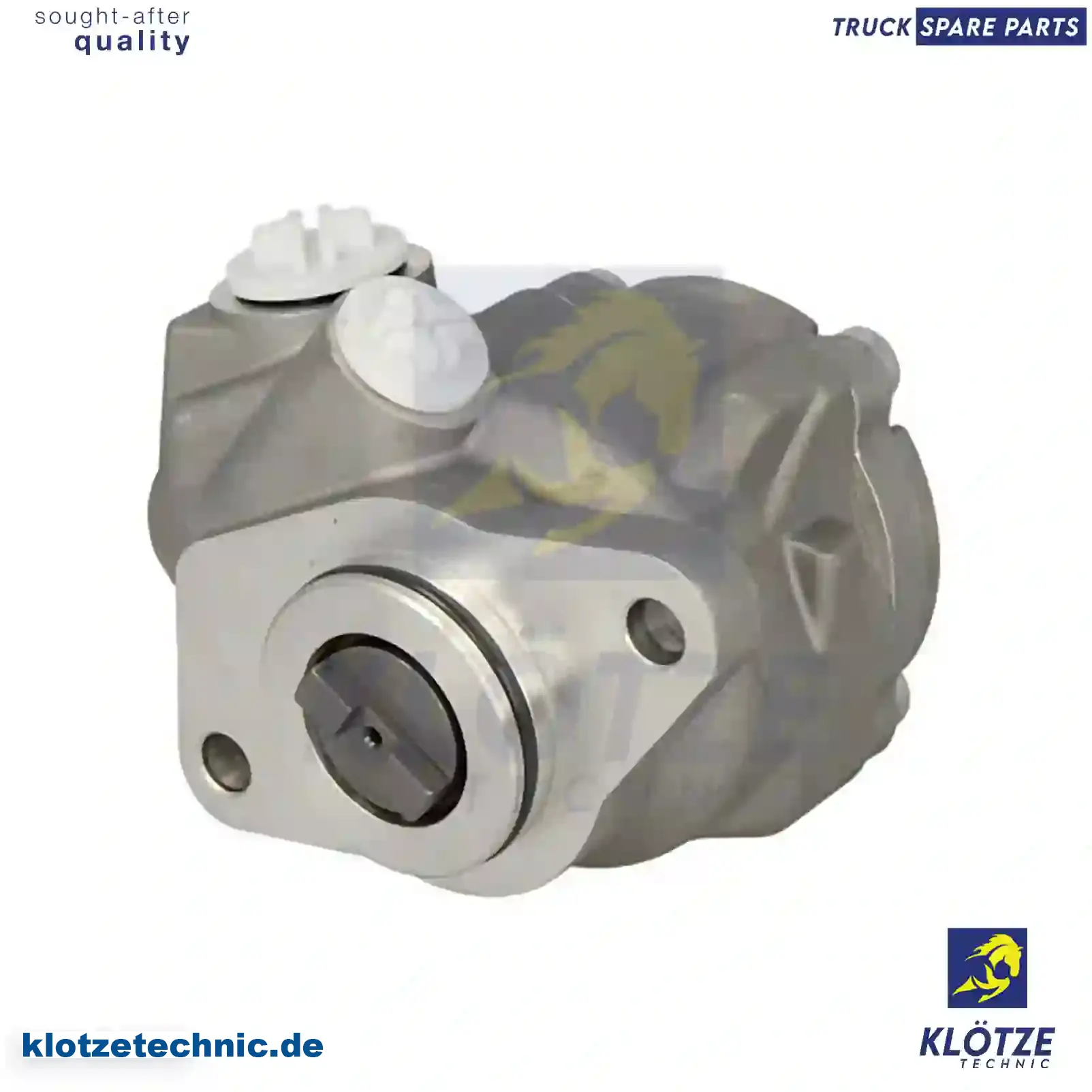 Servo pump, left turn, 99444525, 99444525, 81471016082, 81471016086, 81471016090, 81471016103, 81471016116, 81471016121, 81471016136, 81471016140, 81471016161, 81471016168, 81471016170, 81471016171, 81471016180, 81471019082, 81471019103, 81471019121, 81471019136, 81471019161, 81991783154, D026357, 81471016136, 2V5422156, ZG40611-0008 || Klötze Technic Automotive Air Brake Systems