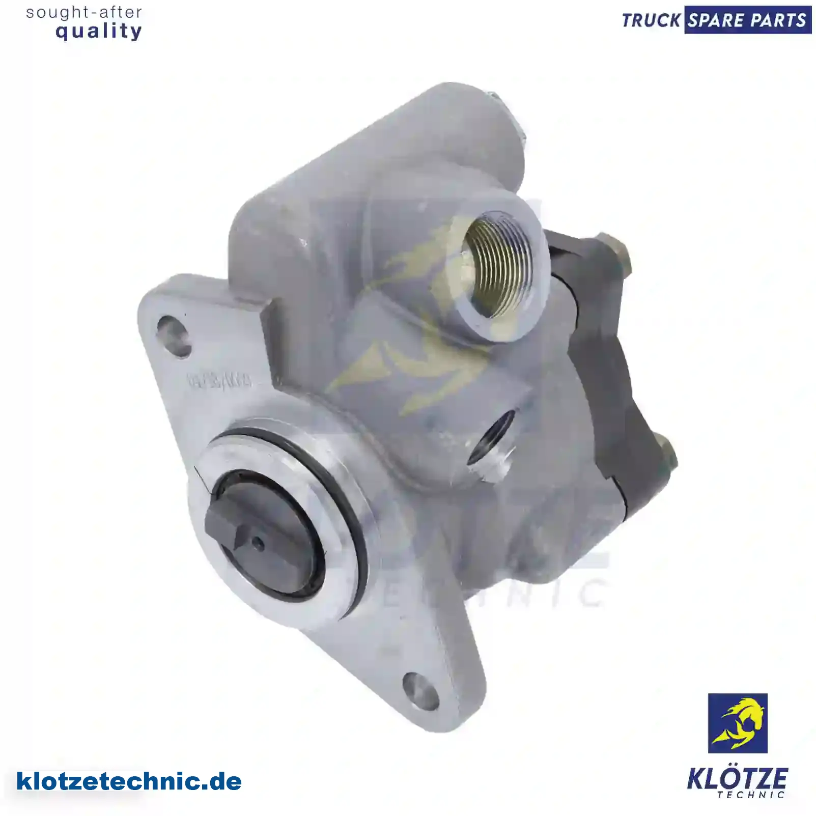 Servo pump, right turn, 81471016184, 81471016186, 81471016192, 81471019184 || Klötze Technic Automotive Air Brake Systems