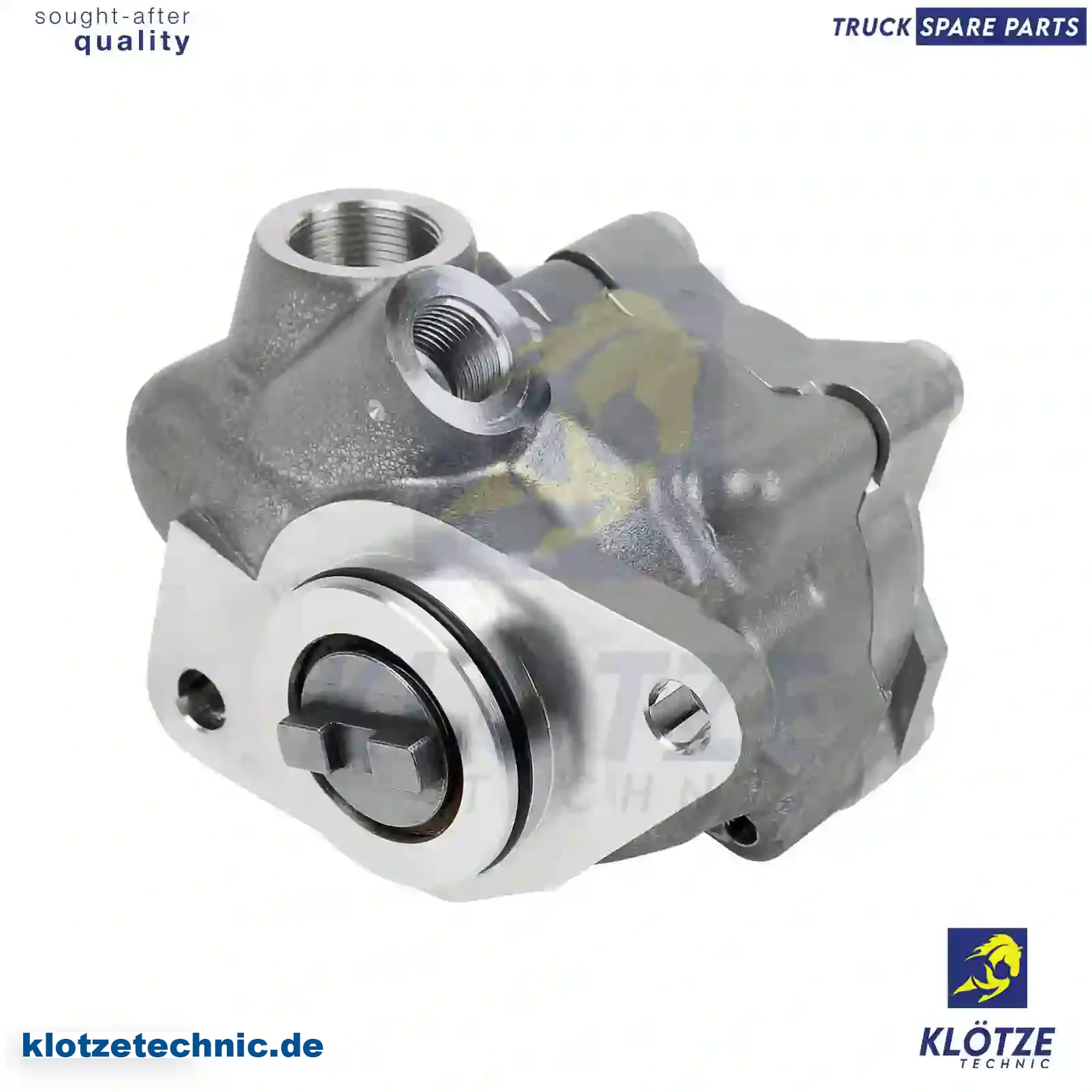Servo pump, right turn, 51471016004, 81471016144, 81471019144, 82471016046 || Klötze Technic Automotive Air Brake Systems