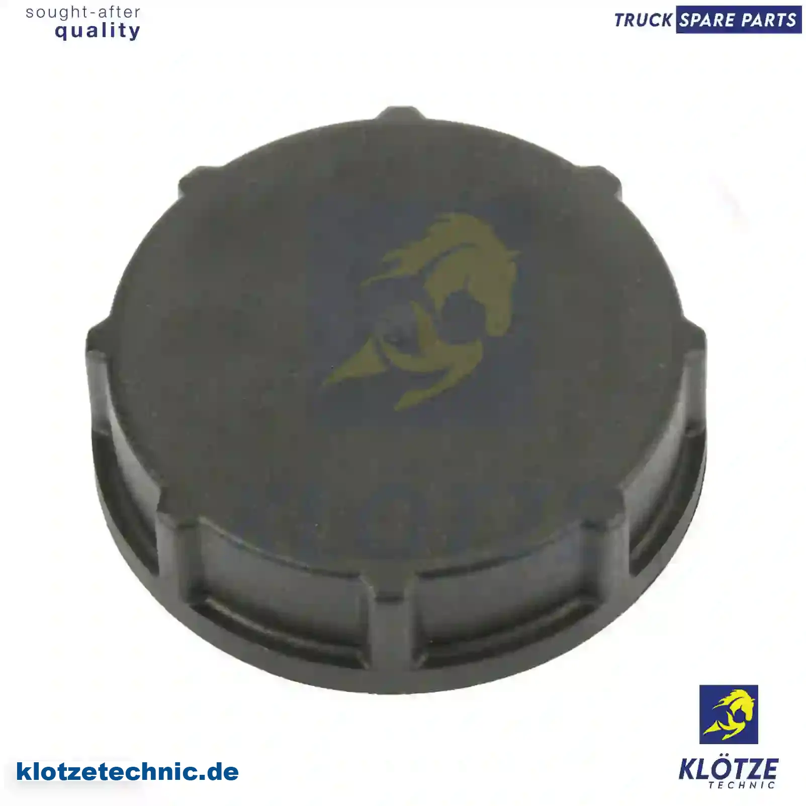Cap, oil container, 0699214, 1320044, 699214, 93193396, 81473020007, 81473020011, 81473020013, 0004660068, 0004660568, 0004660668, 5001868180, 1343243, 2433704, 318537, 1696361, 21392400, 85141593, 2V5422195A, ZG02536-0008 || Klötze Technic Automotive Air Brake Systems