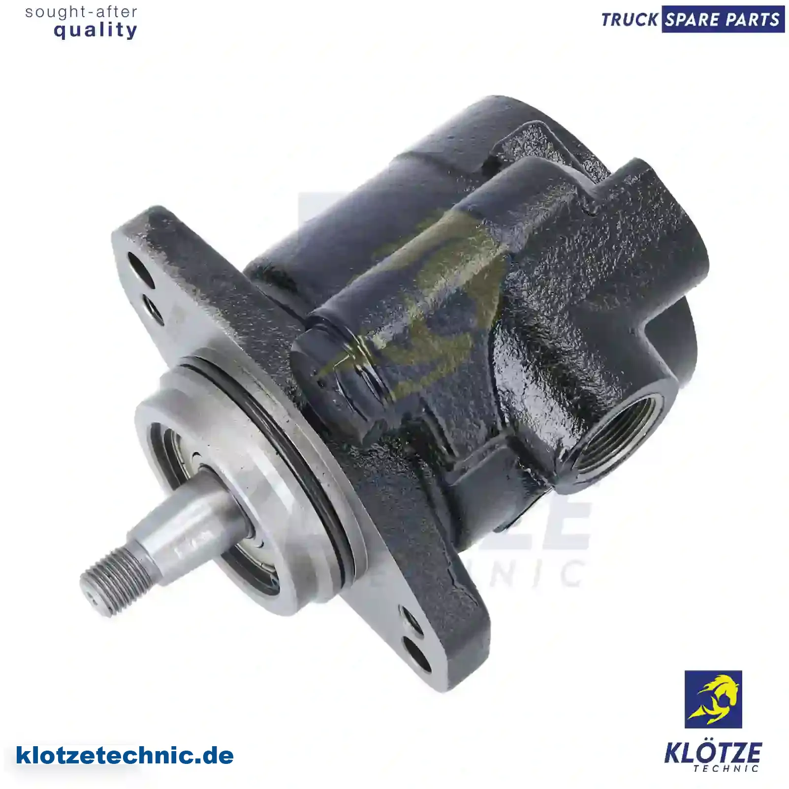 Servo pump, 10571370, 1571370, 348792, 394443, 571369, 571370, ZG40563-0008 || Klötze Technic Automotive Air Brake Systems