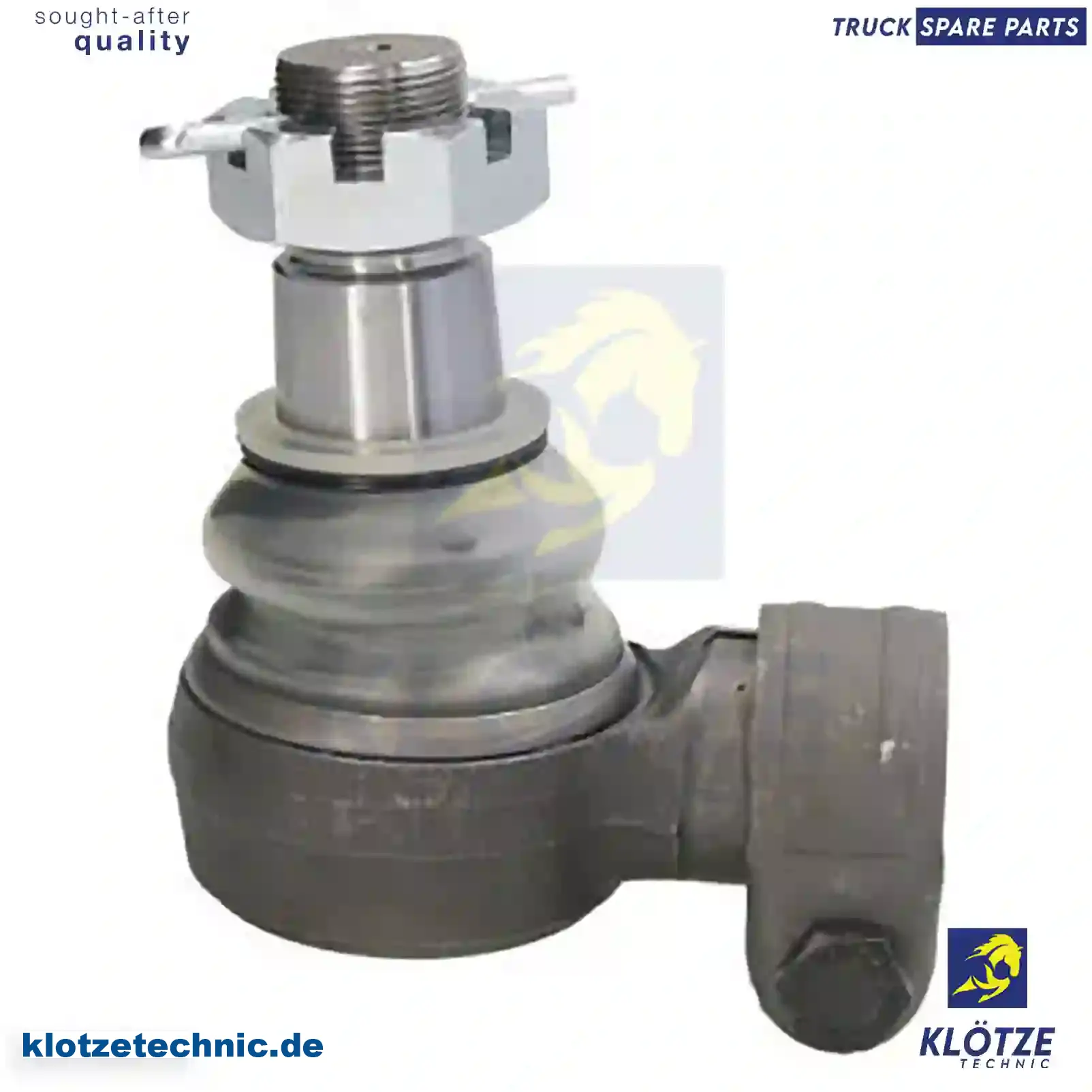 Ball joint, right hand thread, 00166467, 98166467, 1212146, 1271125, 4143415, 7364001574, 42530316, 42538047, 93157156, 98166467, 81953016232, 011019986, 5001823718, 281953016232, 7364001574, 3090292, 3099129, ZG40407-0008 || Klötze Technic Automotive Air Brake Systems