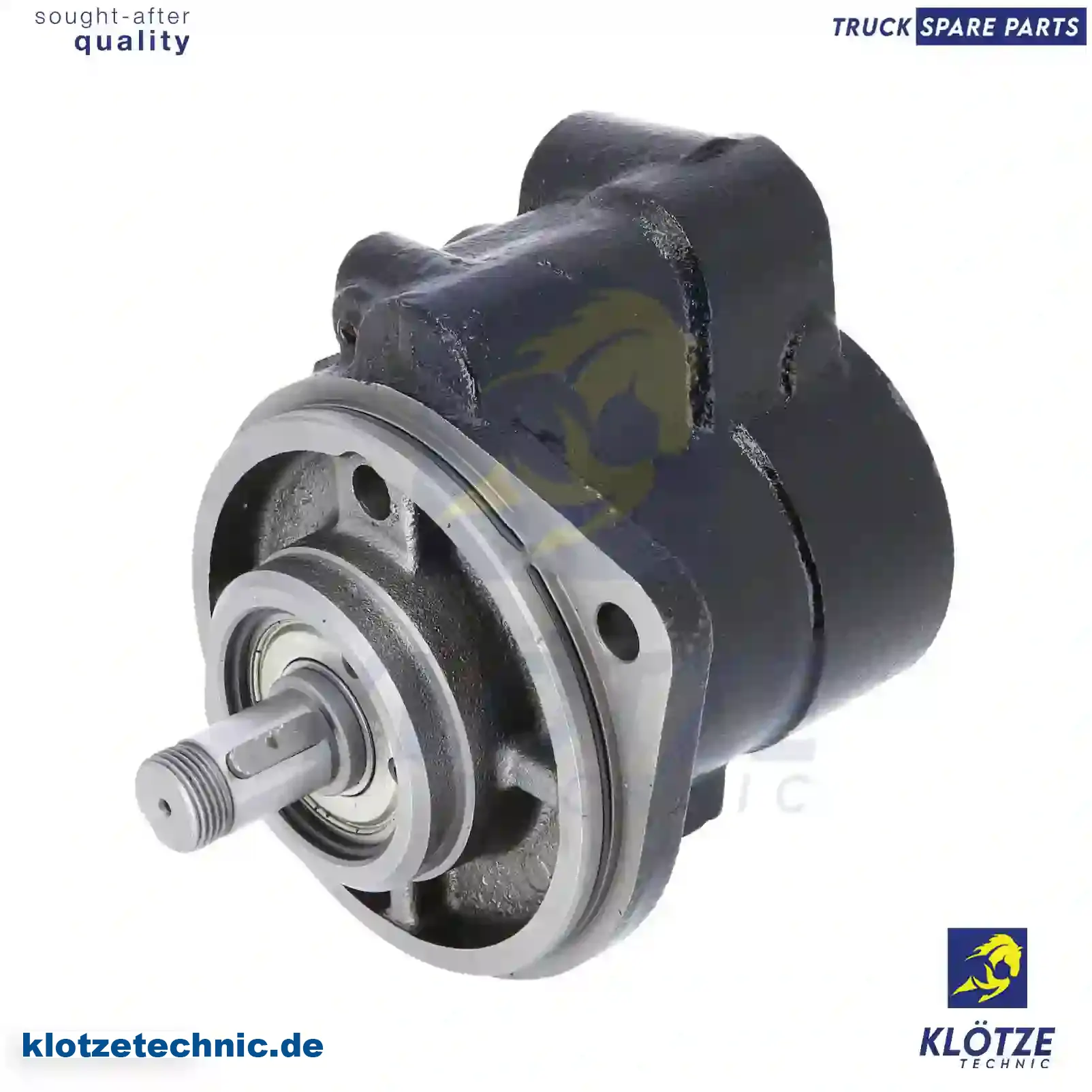 Servo pump, 7674955232, 04708327, 04790295, 04861919, 42498096, 4790295, 4861919, 500060003, 500060004, 503742929, 92900654 || Klötze Technic Automotive Air Brake Systems