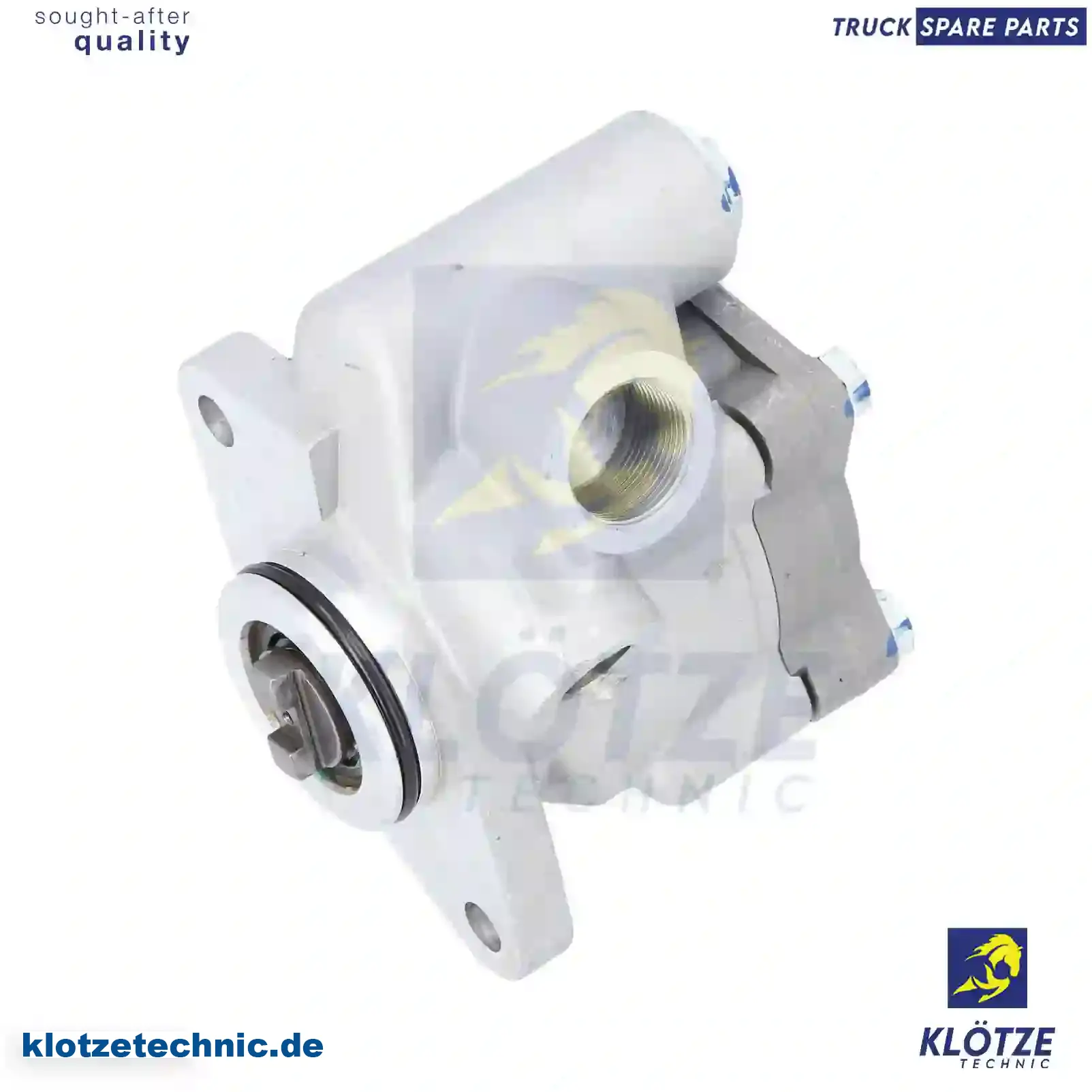 Servo pump, 0004601580, 0004602580, 0004606780, 000460678080, 000460678080RW, 0014605980, 0014660601, 0014664401, 0014664501, 0024607580, 1466060180, 1466440180, 2460758080 || Klötze Technic Automotive Air Brake Systems