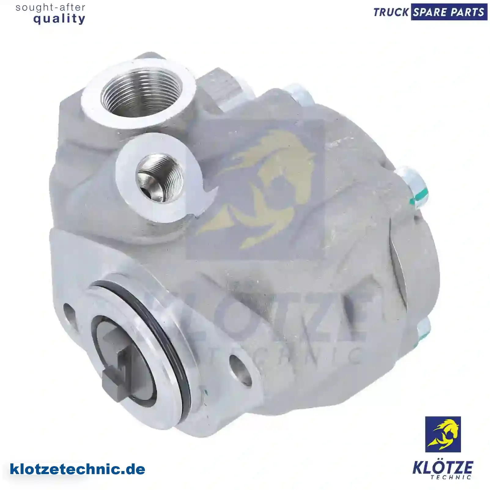 Servo pump, right turn, 0004609480, 0014604280, 0014604980, 0014608080, 001460808080, 0014609280, 0014664001, 0024601480, 0024605580, 0024605880, ZG40613-0008 || Klötze Technic Automotive Air Brake Systems