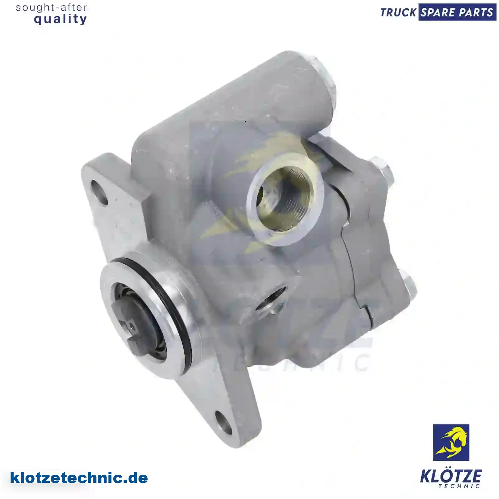 Servo pump, aluminium, 0004602680, 0004606880, 0014602880, 0014661501, 0024606780, 002460678080, 0024607080 || Klötze Technic Automotive Air Brake Systems