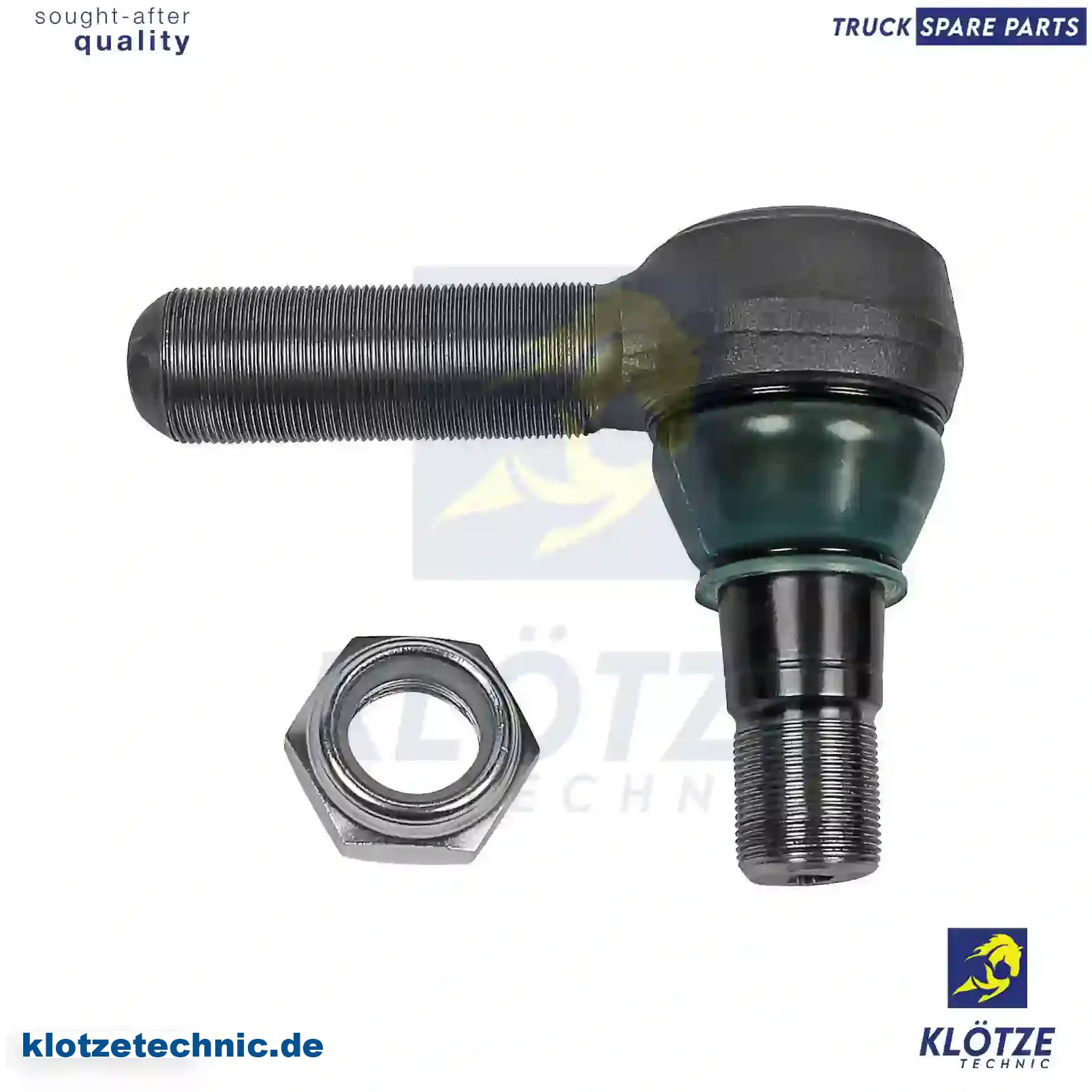Ball joint, right hand thread, 404P892H23, 81953016324, 0004605748, 0004606048, 0004606848, 0004607048, 0004607548, 0014600448, 0014601148, 0014601748, 0014602448, 0014607648, 0014609648, AN85778002, ZG40391-0008 || Klötze Technic Automotive Air Brake Systems