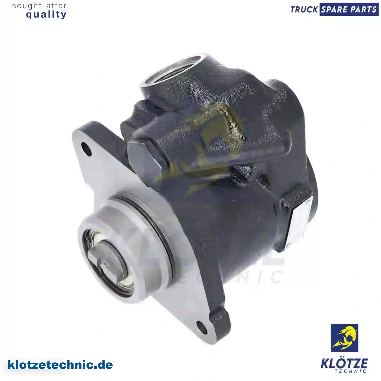 Servo pump, 0014600580, 001460058080, 0014665501, 0014667601, 1460058080 || Klötze Technic Automotive Air Brake Systems