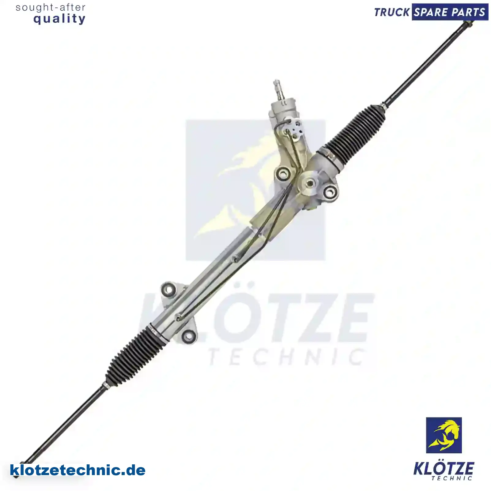 Steering gear, without ball joints, 68012180AA, 68034032AA, 68048697AA, 9064600200, 906460020080, 9064600400, 9064600600, 9064600800, 9064601300, 9064601500, 9064601700, 2E1419061, 2E1419061A, 2E1419061AX, 2E1419061B, 2E1419061BX, 2E1419061C, 2E1419061CX, 2E1422055A, 2E1422055B, 2E1422055BX, 2E1422055G || Klötze Technic Automotive Air Brake Systems