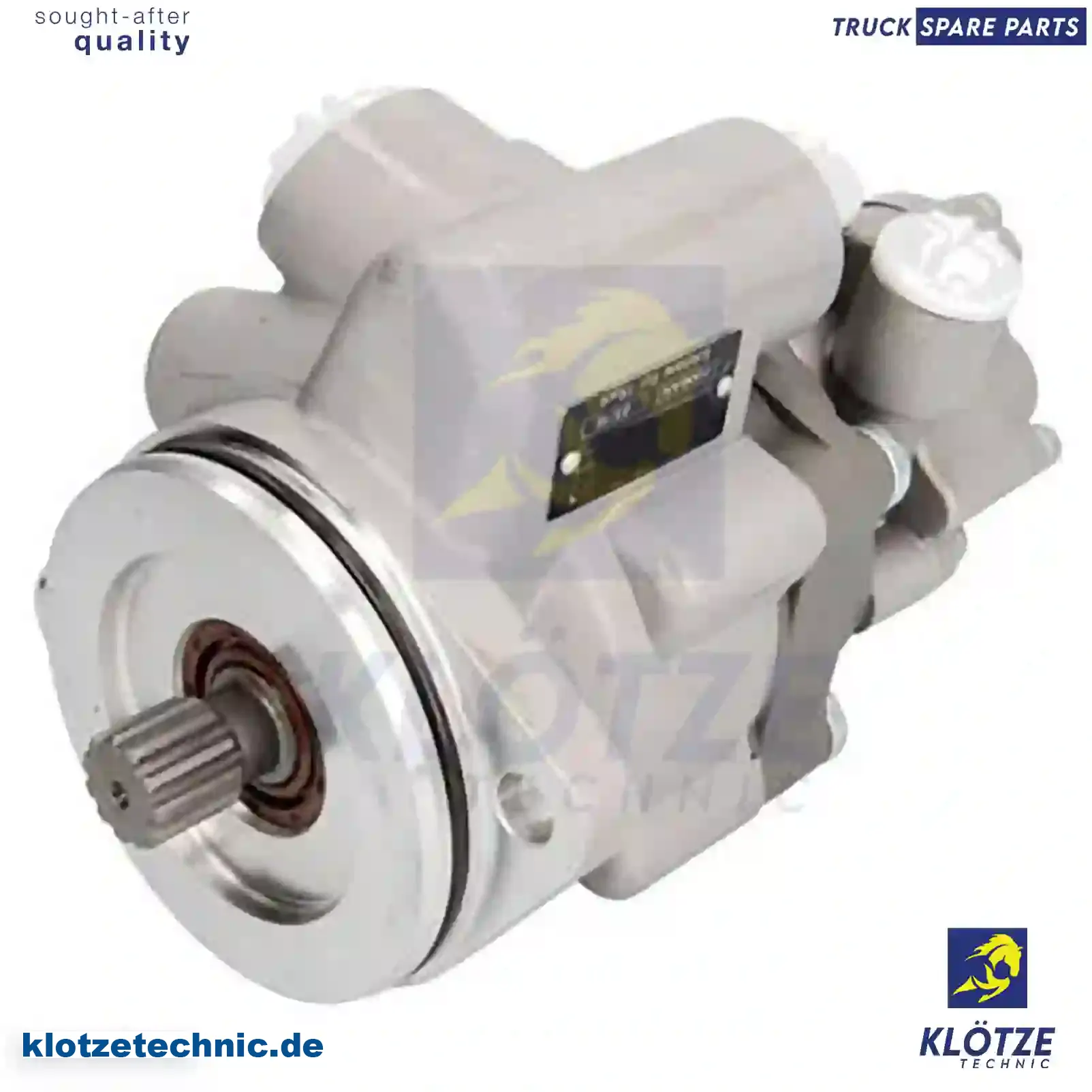 Servo pump, 1687826, 1797652, 1797652A, 1797652R, 1687826, 1797652, ZG40599-0008 || Klötze Technic Automotive Air Brake Systems
