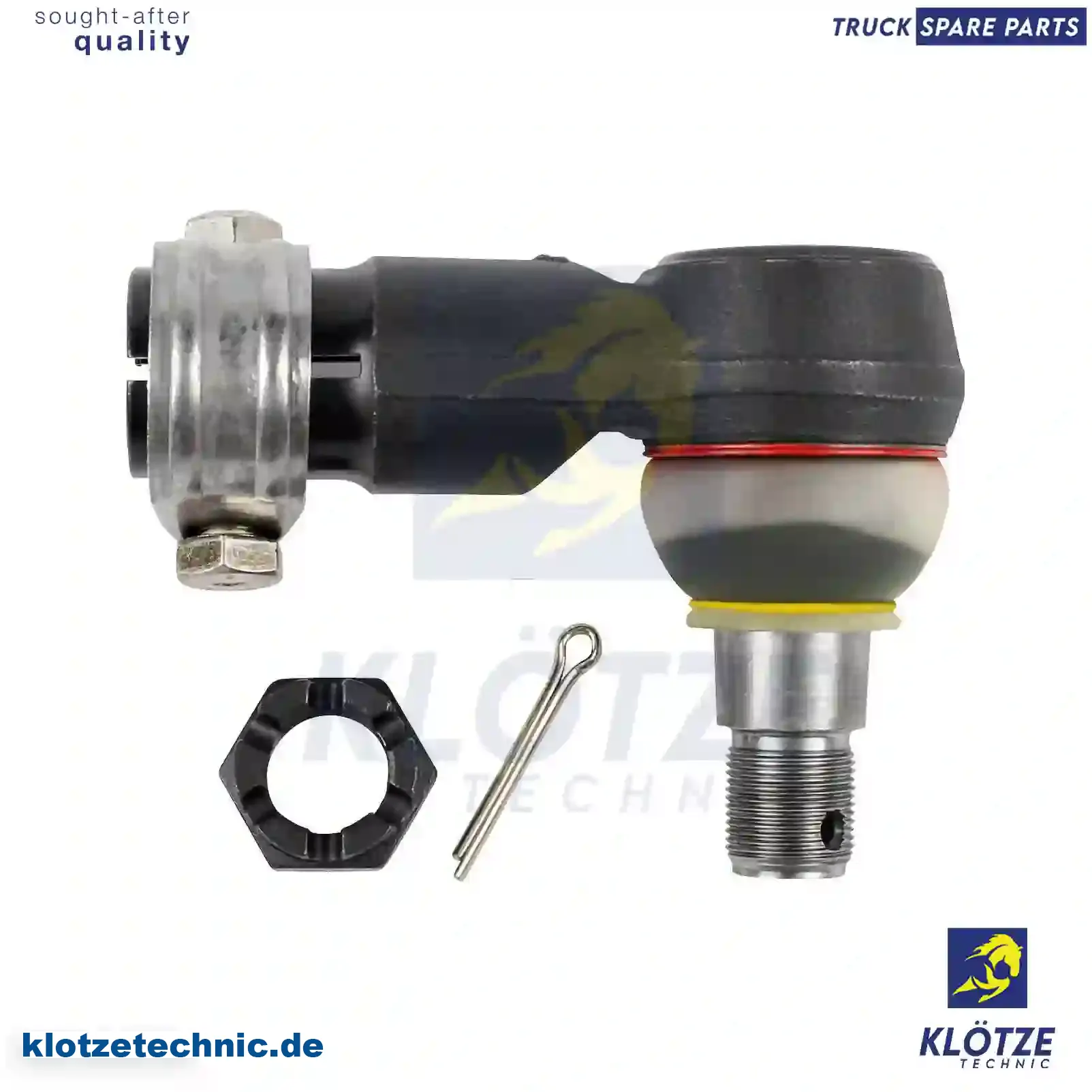 Ball joint, right hand thread, 1603788, 1604105, ZG40402-0008 || Klötze Technic Automotive Air Brake Systems